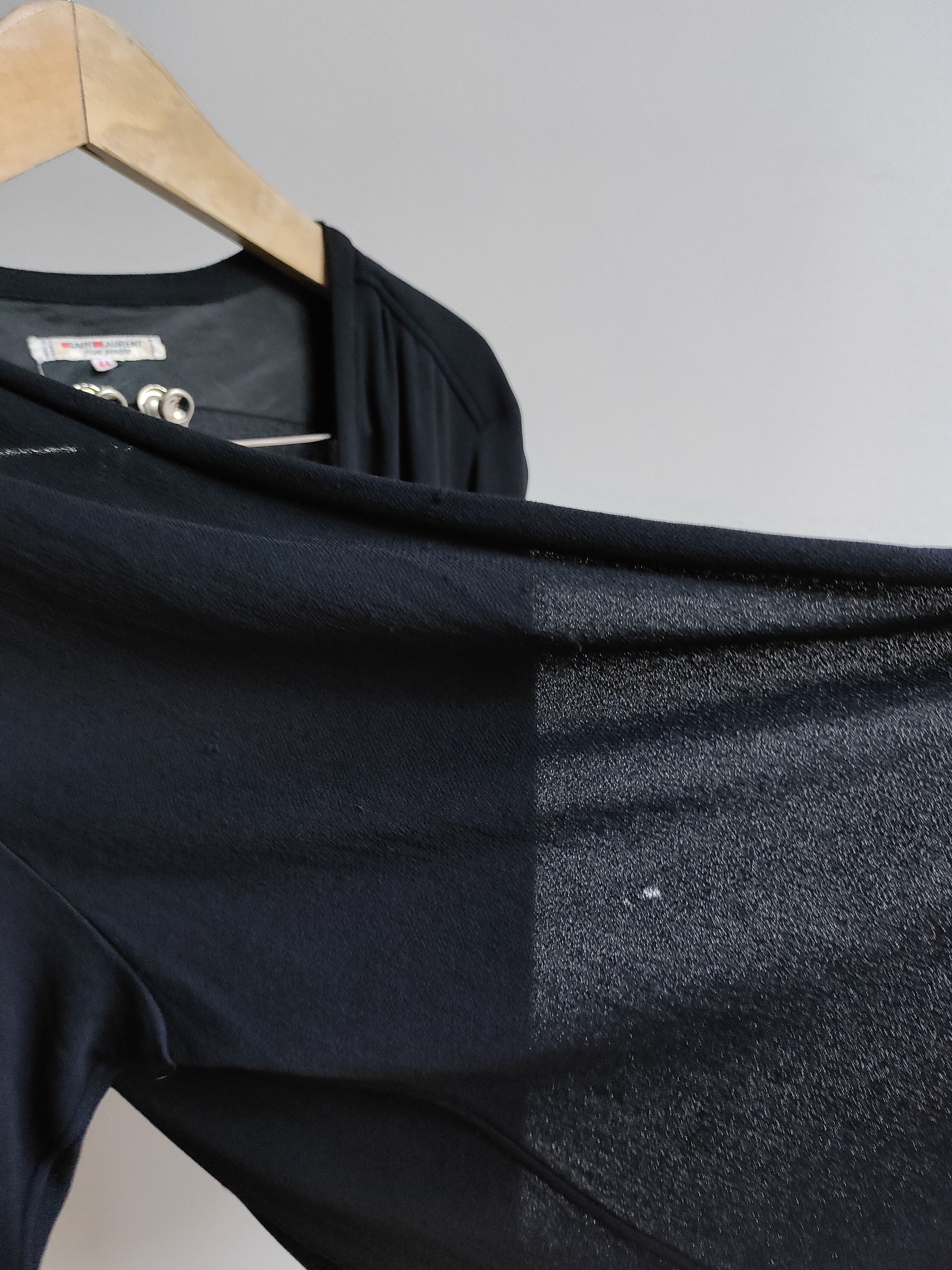 Saint Laurent Paris Saint Laurent Rive Gauche blouse / cape / bolero Size L / US 10 / IT 46 - 6 Thumbnail