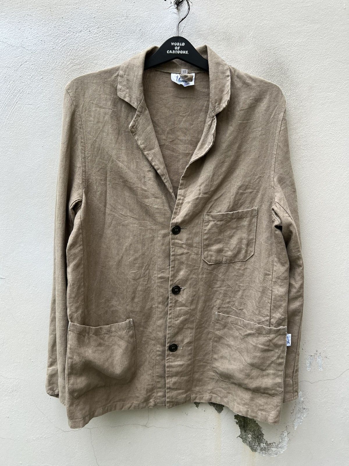 Vintage Vintage Yarmo England 100% Linen Work Jacket Size US M / EU 48-50 / 2 - 10 Thumbnail