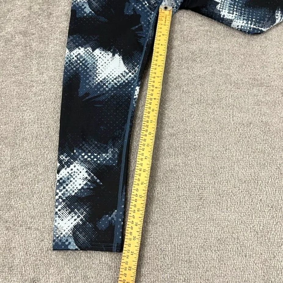 Athleta Athleta Leggings Womens Small x 21" Crop Blue Floral Abstract Mid Rise Gym Yoga Size 28" / US 6 / IT 42 - 4 Thumbnail