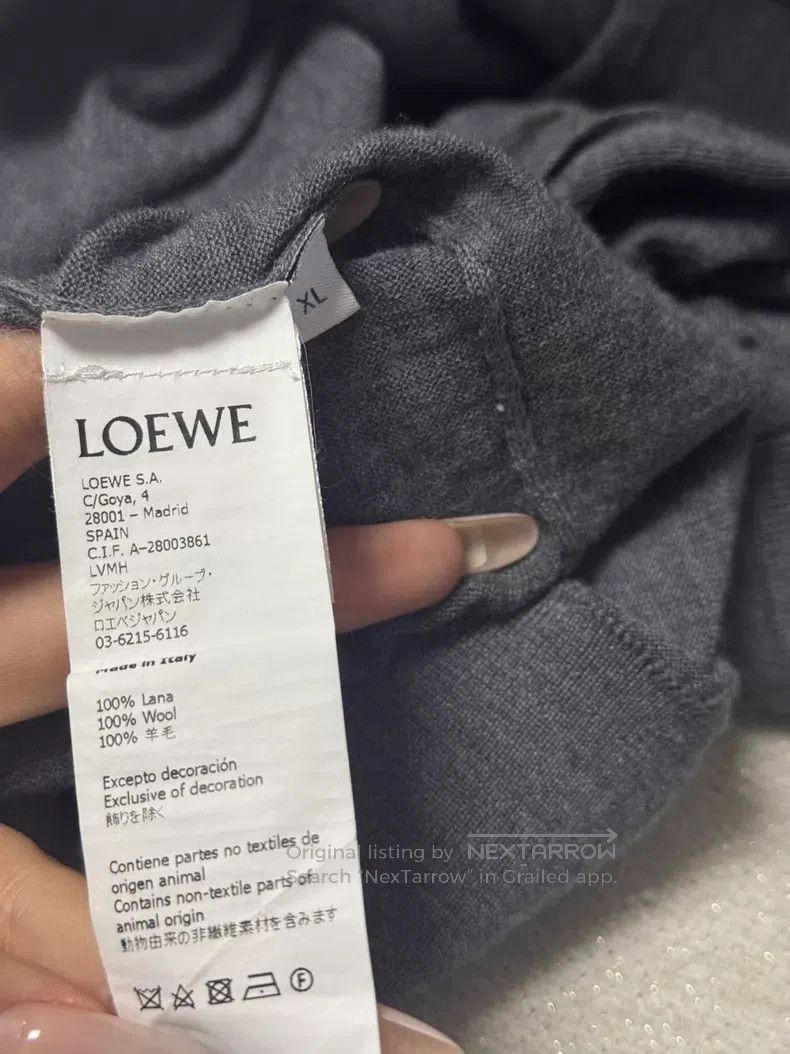 Loewe Loewe Irregular Wool Cardigan Size US XL / EU 56 / 4 - 4 Thumbnail