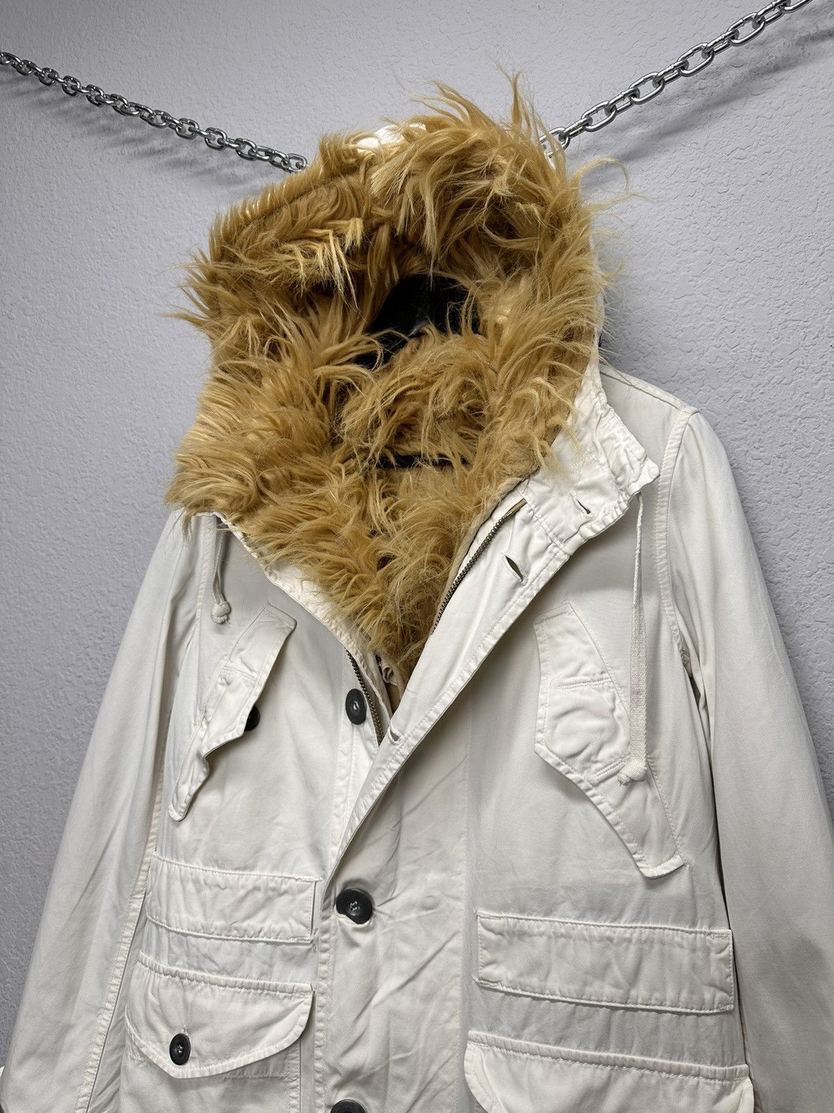 If Six Was Nine Japan Ifsixwasnine Fur Goa Tornado Mart Jacket Isay Miyake Size US M / EU 48-50 / 2 - 3 Thumbnail