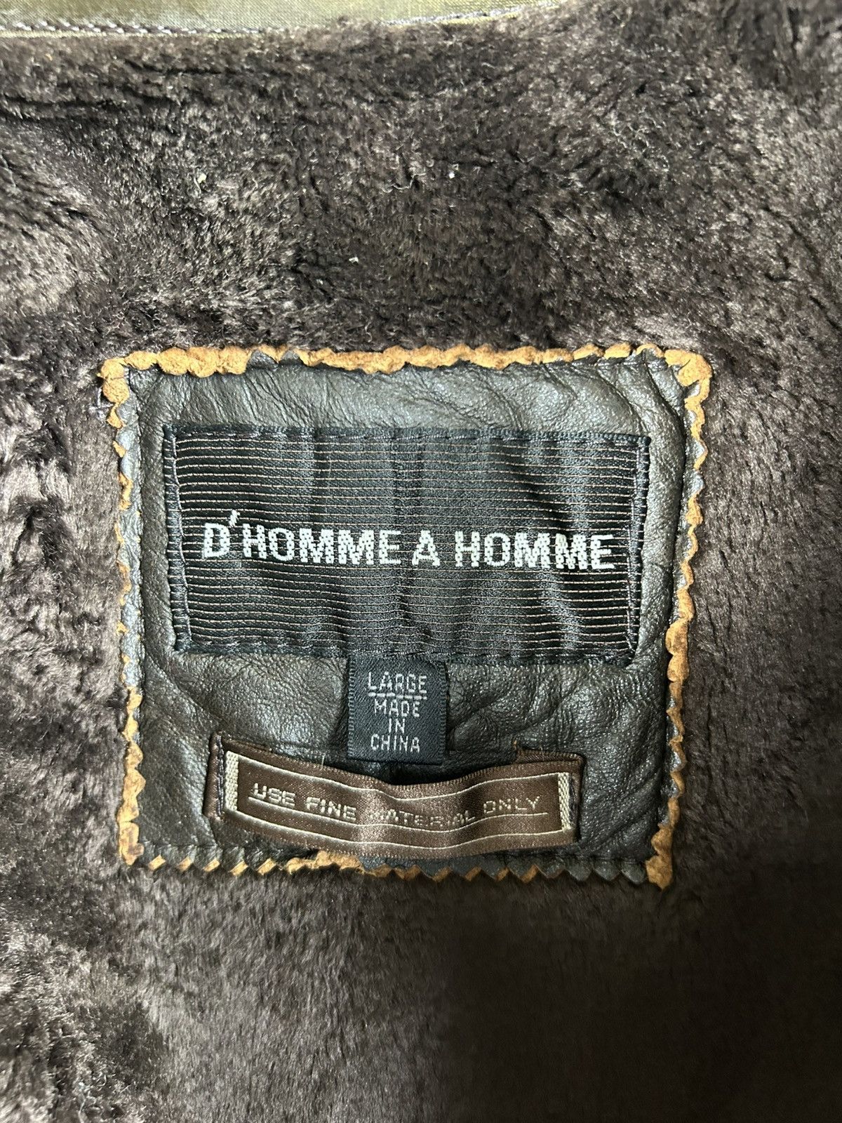 Leather ⚡️Vintage D’Homme A Homme A2 Leather Jacket Size US L / EU 52-54 / 3 - 10 Thumbnail