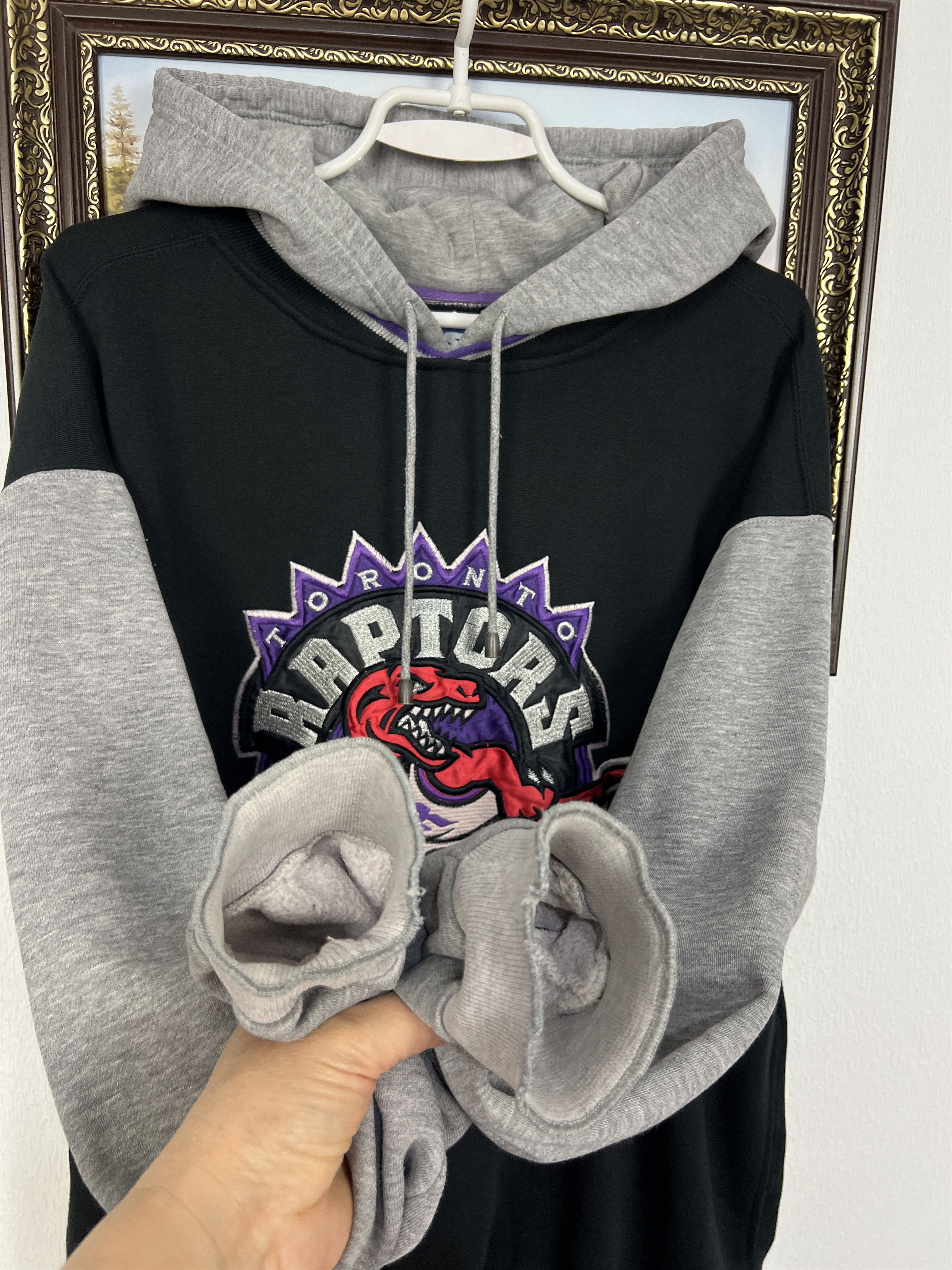 Starter Vintage 90's Toronto Raptors NBA Hoodie Jacket Big Logo Size US XL / EU 56 / 4 - 7 Thumbnail