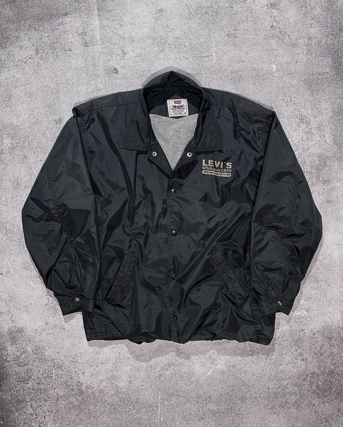 Levi's × Vintage Vintage Levi’s Nylon Black Light Jacket Bomber Size M Over Size US M / EU 48-50 / 2 - 1 Thumbnail