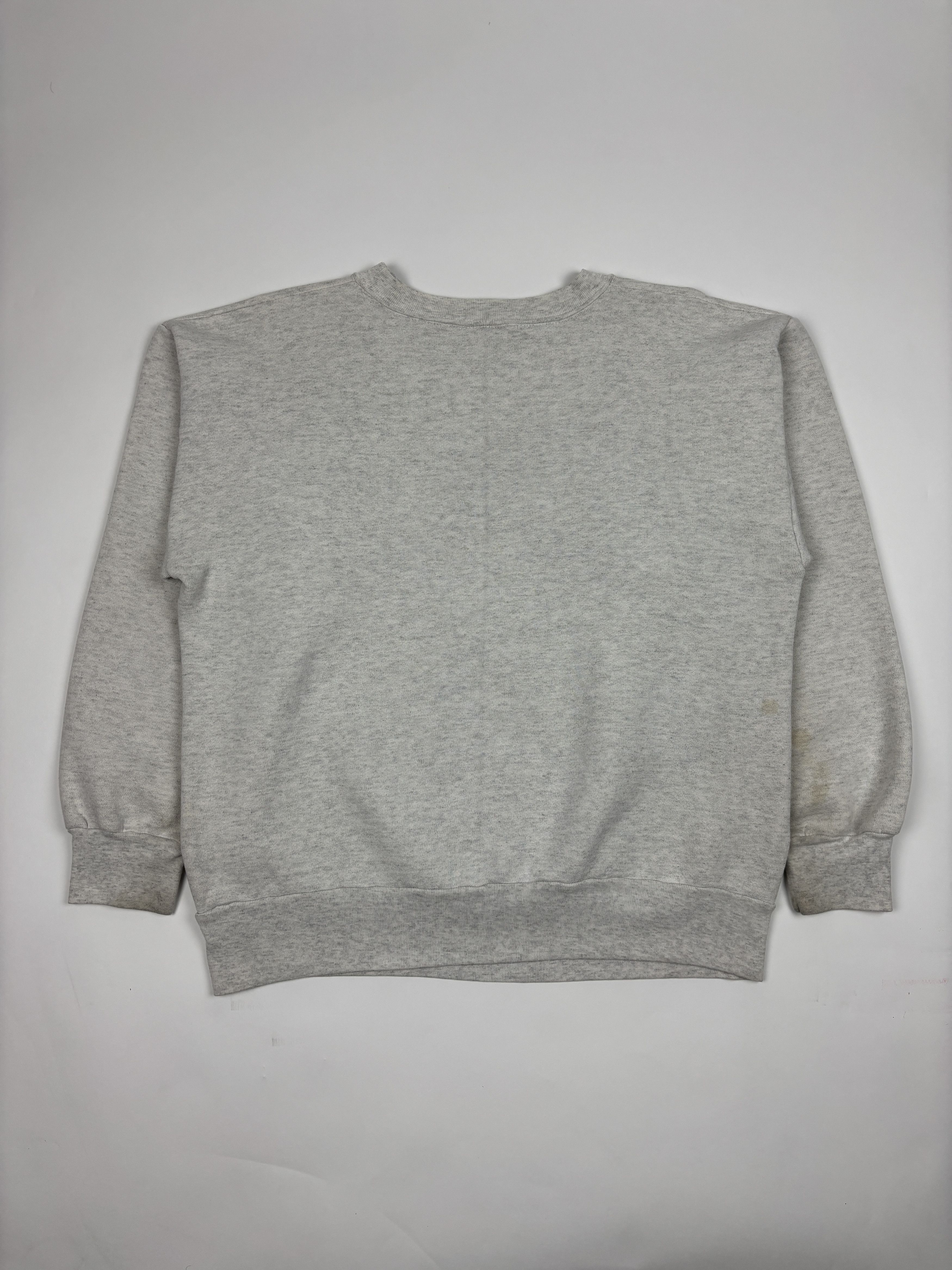 Vintage Vintage Made in USA Heather Grey Funny Text Crewneck Size S / US 4 / IT 40 - 4 Thumbnail