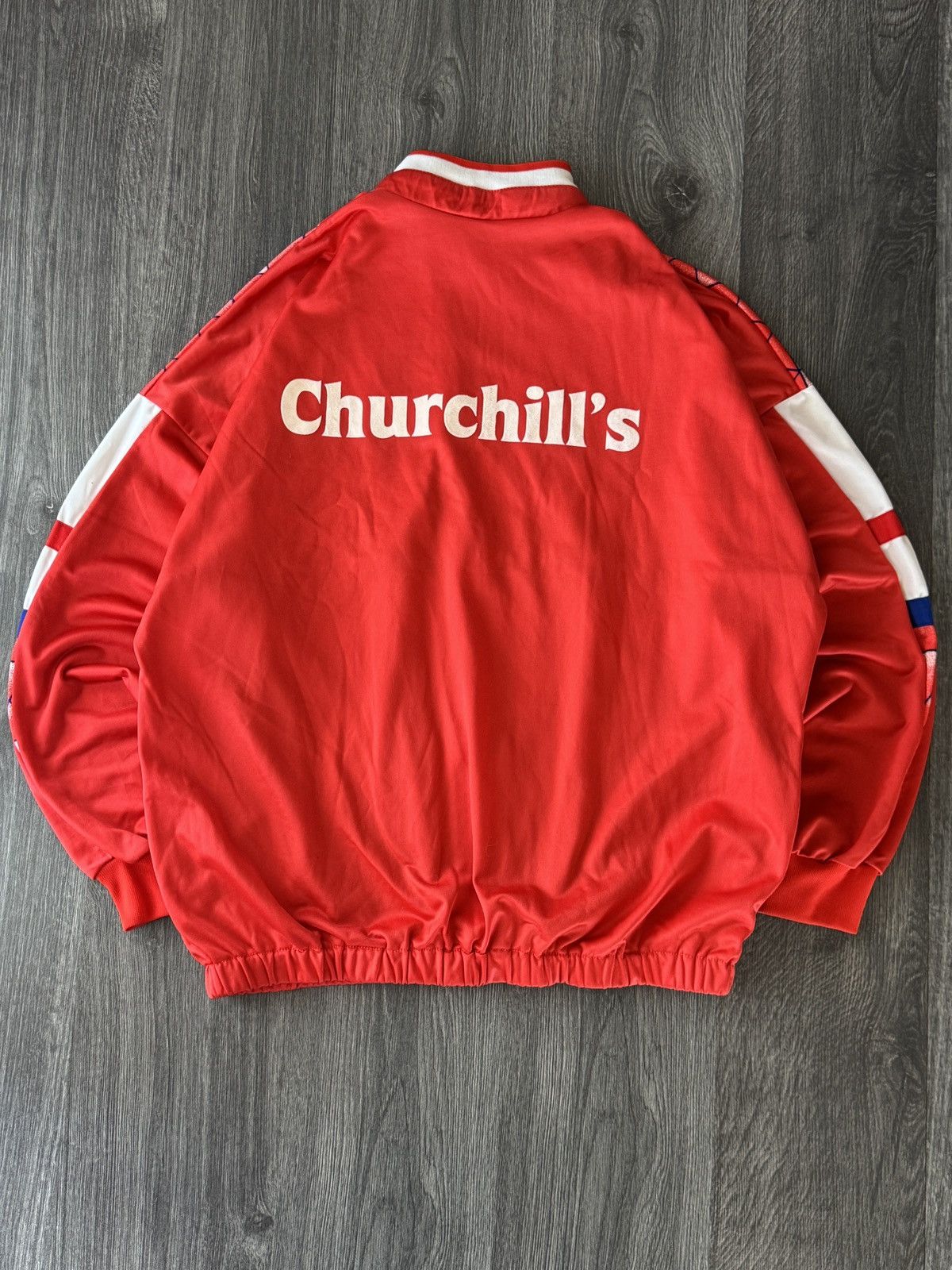 Umbro 80-90s Umbro Churchill’s Custom Jacket Size US XXL / EU 58 / 5 - 9 Thumbnail