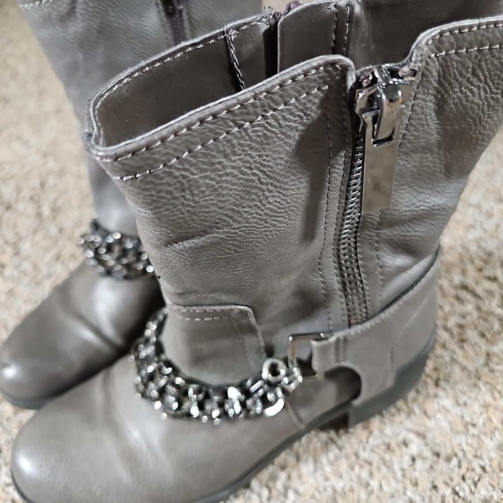 Kohl's Kohls Marnismoke Boots Womens Sz 6 Chained Zipper Sides Size US 6 / IT 36 - 4 Thumbnail