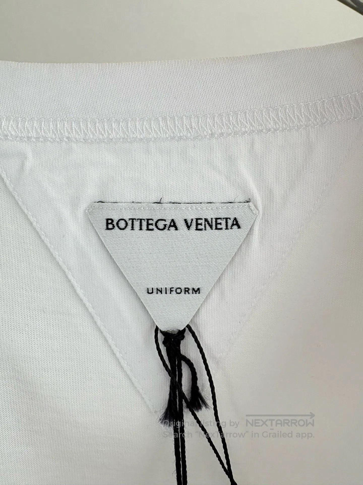 Bottega Veneta BOTTEGA VENETA White Short-Sleeve Top. Size XL / US 12-14 / IT 48-50 - 3 Thumbnail