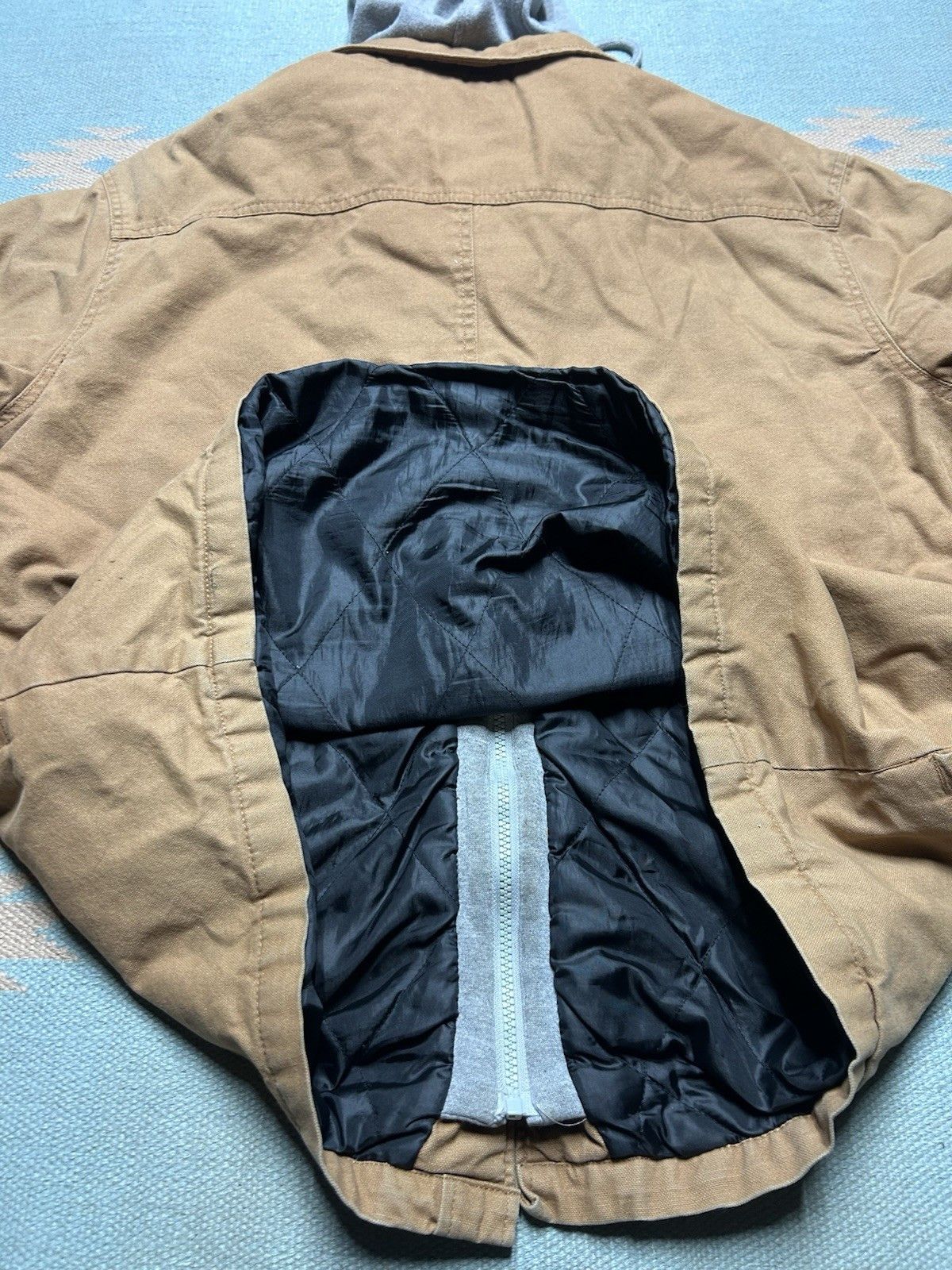 Vintage Vtg dickies hooded canvas work jacket hoodie carhartt XL Size US XL / EU 56 / 4 - 12 Thumbnail
