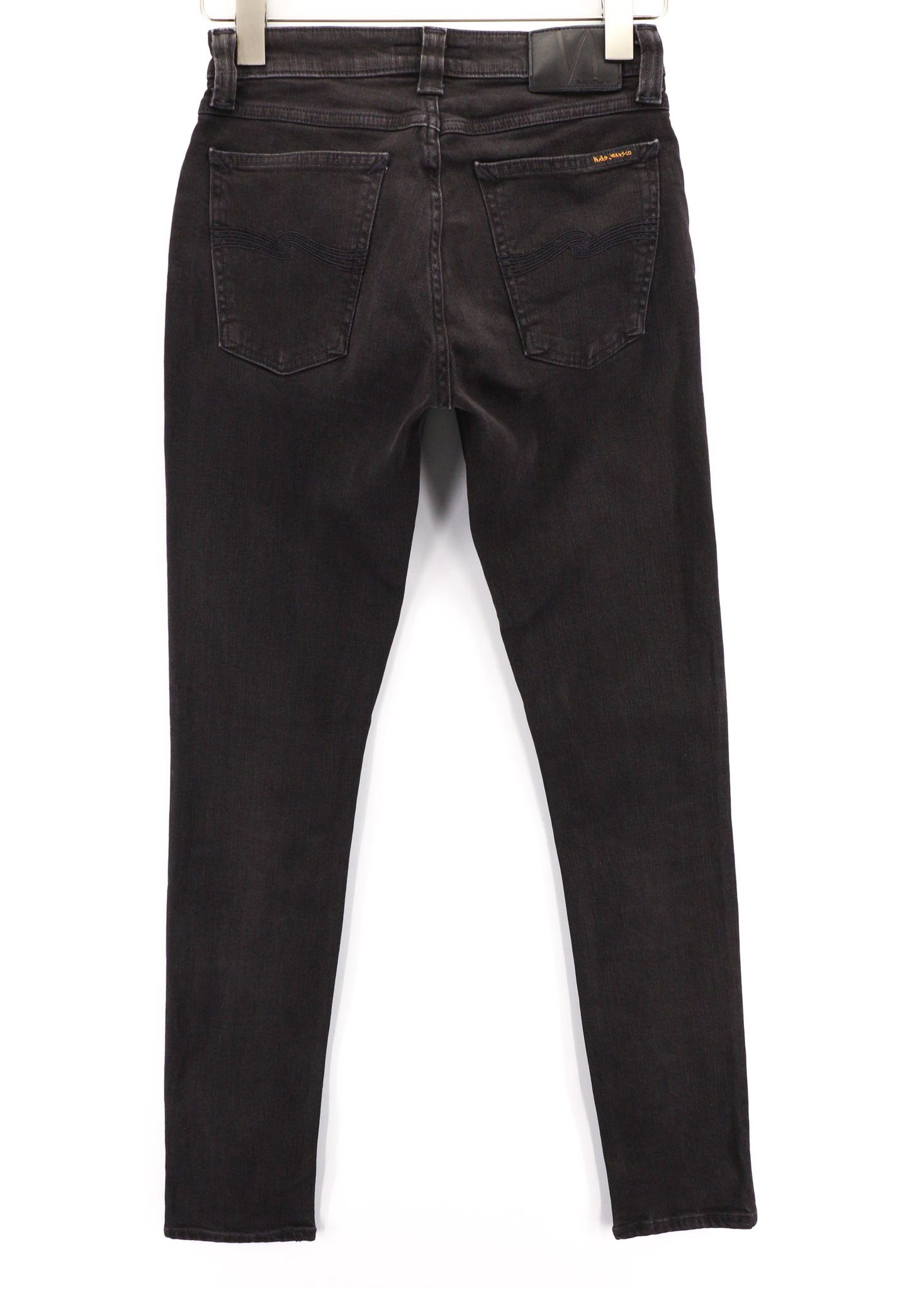 Nudie Jeans SKINNY LIN USED BLACK W28/L32 Cotton Jeans 80437 Size US 28 / EU 44 - 2 Thumbnail