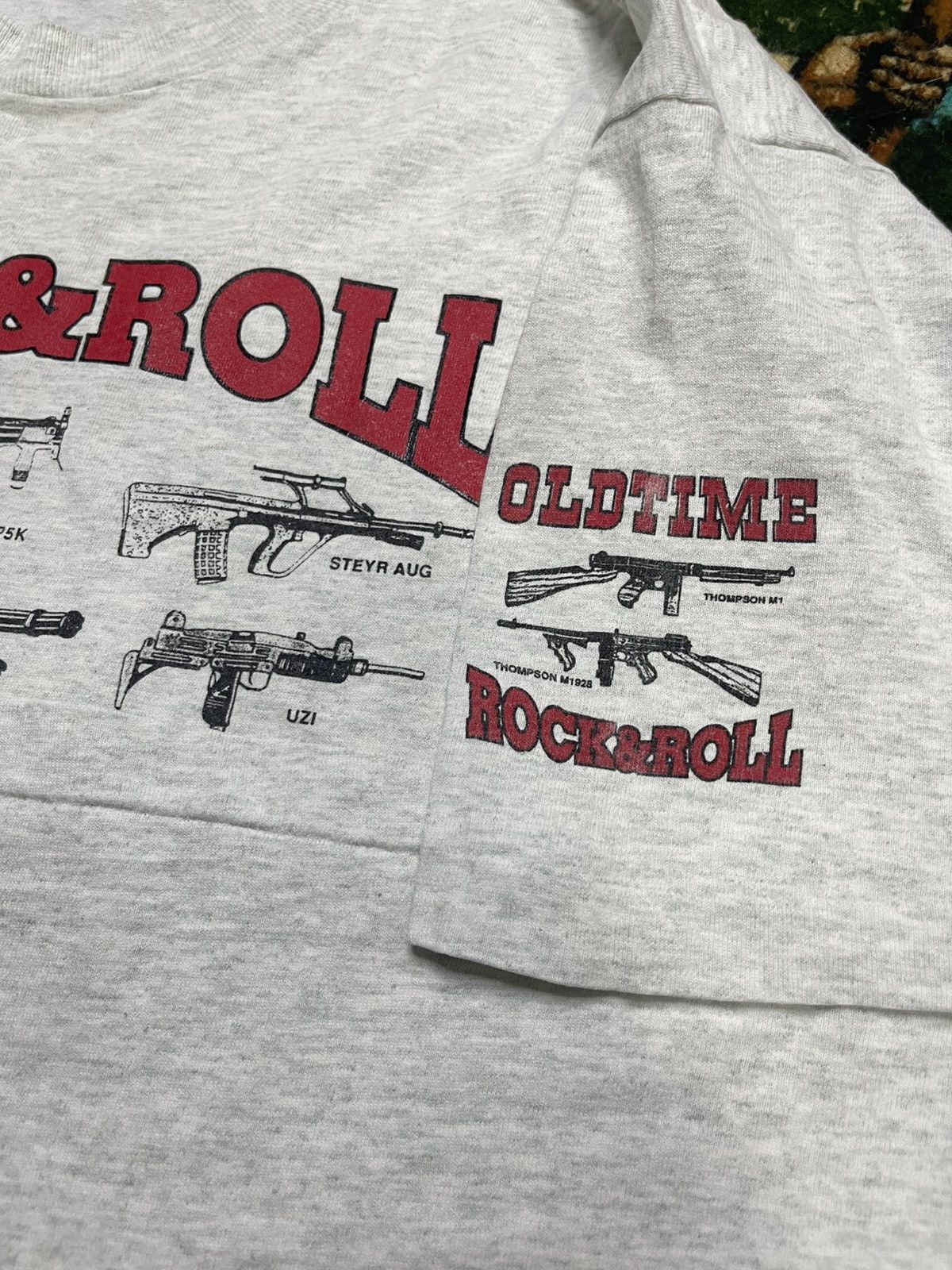 Vintage Vintage 90s Rock & Roll Full Auto Style Machine Gun Tee XL Size US XL / EU 56 / 4 - 3 Thumbnail