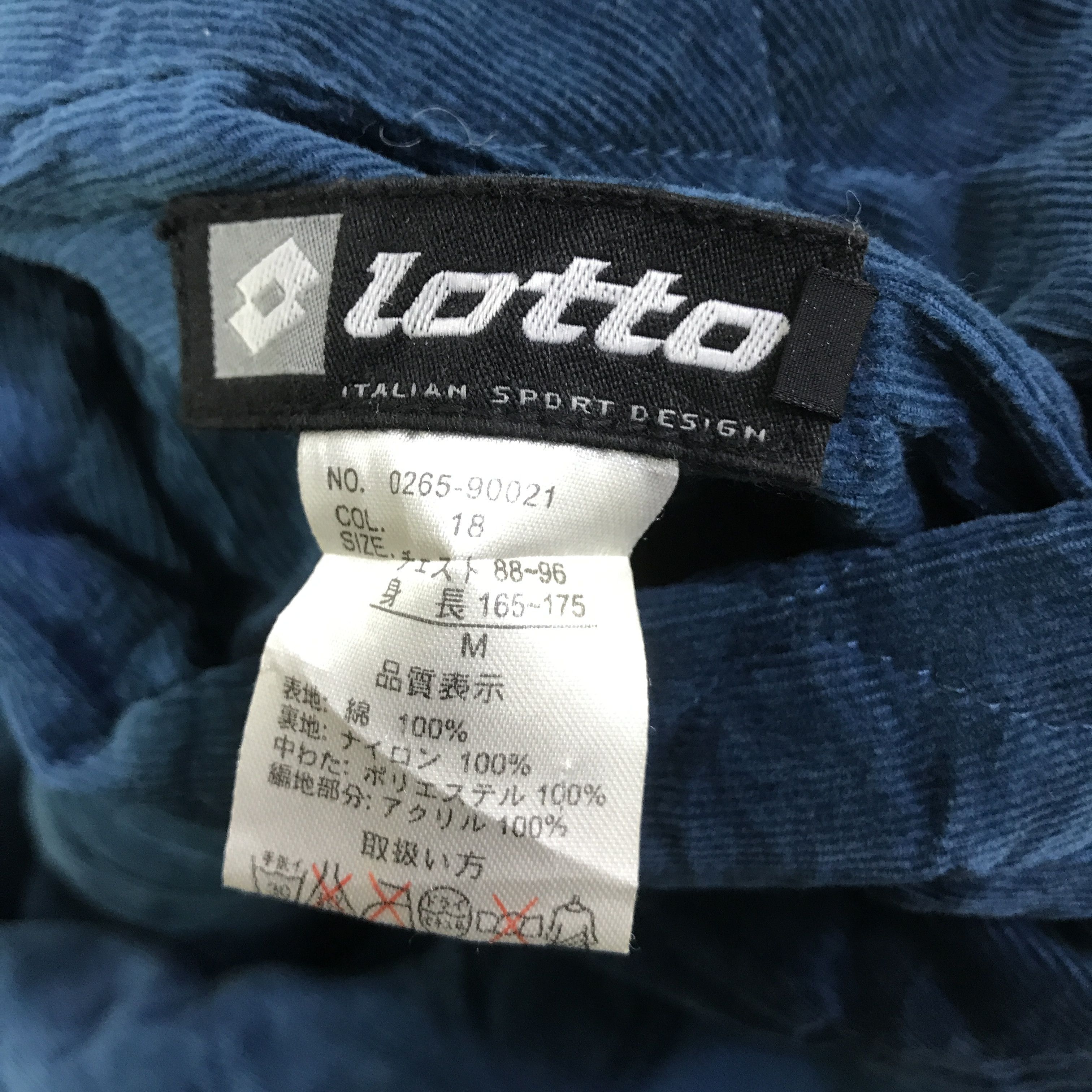 Lotto Sport Vintage Lotto sport Zipper Jacket K101B4 Size US L / EU 52-54 / 3 - 11 Thumbnail
