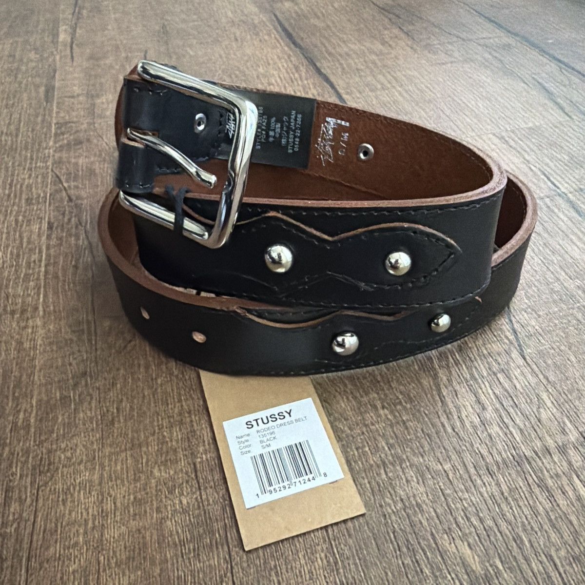 Stussy Gator Leather Dress Belt | Grailed