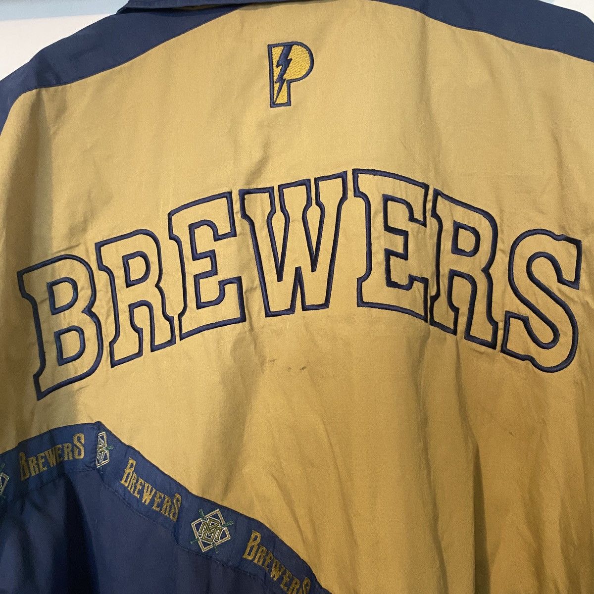 MLB Vintage Milwaukee Brewers MLB Pro Player Jacket Size US XL / EU 56 / 4 - 8 Thumbnail
