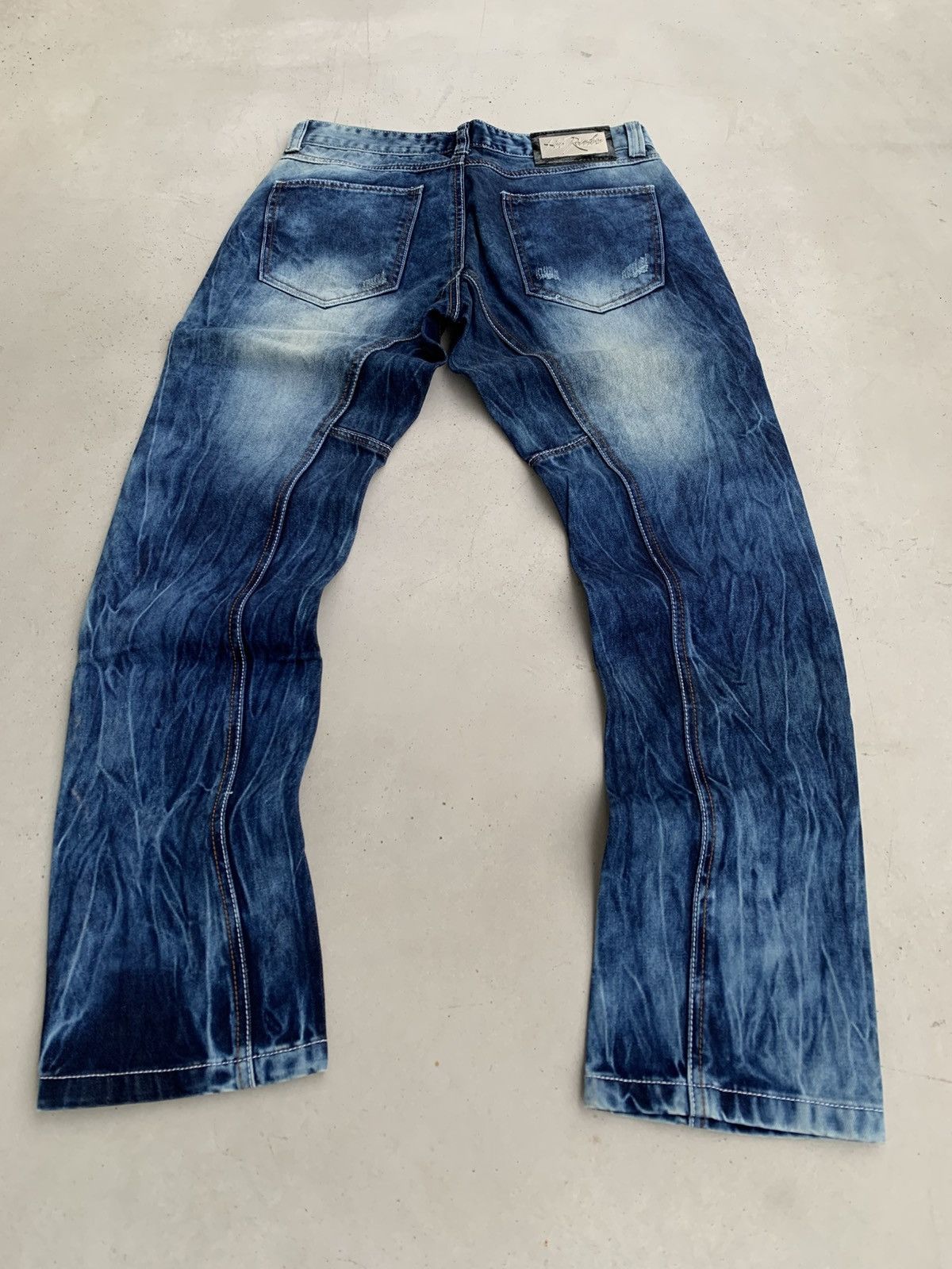 If Six Was Nine Hot Revolver Jeans Vintage Avantgarde Style Denim Rare Size US 32 / EU 48 - 9 Thumbnail