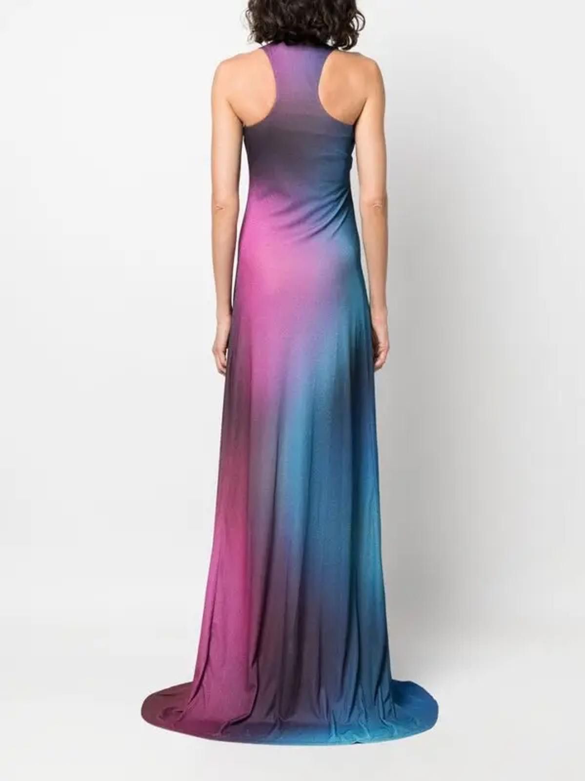 Patrizia Pepe Patrizia Pepe Dress scoop-neck Maxi Purple/Blue Sz 0 Size XS / US 0-2 / IT 36-38 - 5 Thumbnail