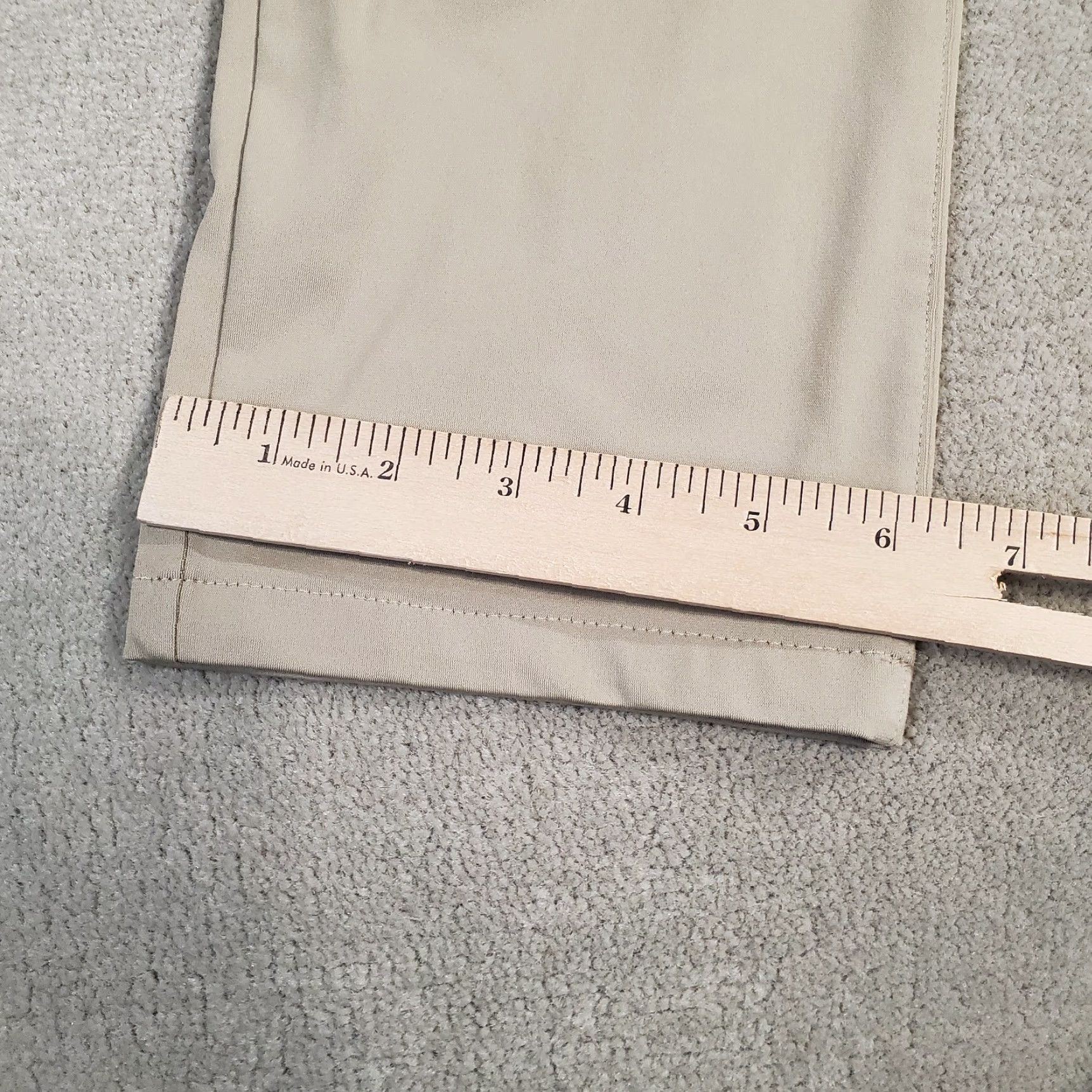 Rhone Rhone Pants Mens 28x29 Beige Chinos Golf Performance Lightweight Solid Casual Pants Mens Beige 28x29 Chino Logo Pockets Regular Inseam 29 Size US 28 / EU 44 - 7 Thumbnail