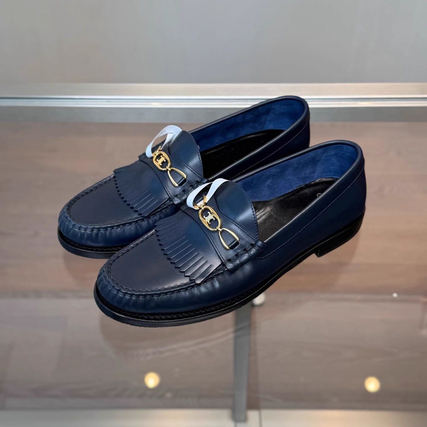 Celine Celine Blue Tassel Loafers 39 Size US 8.5 / IT 38.5 - 1 Thumbnail