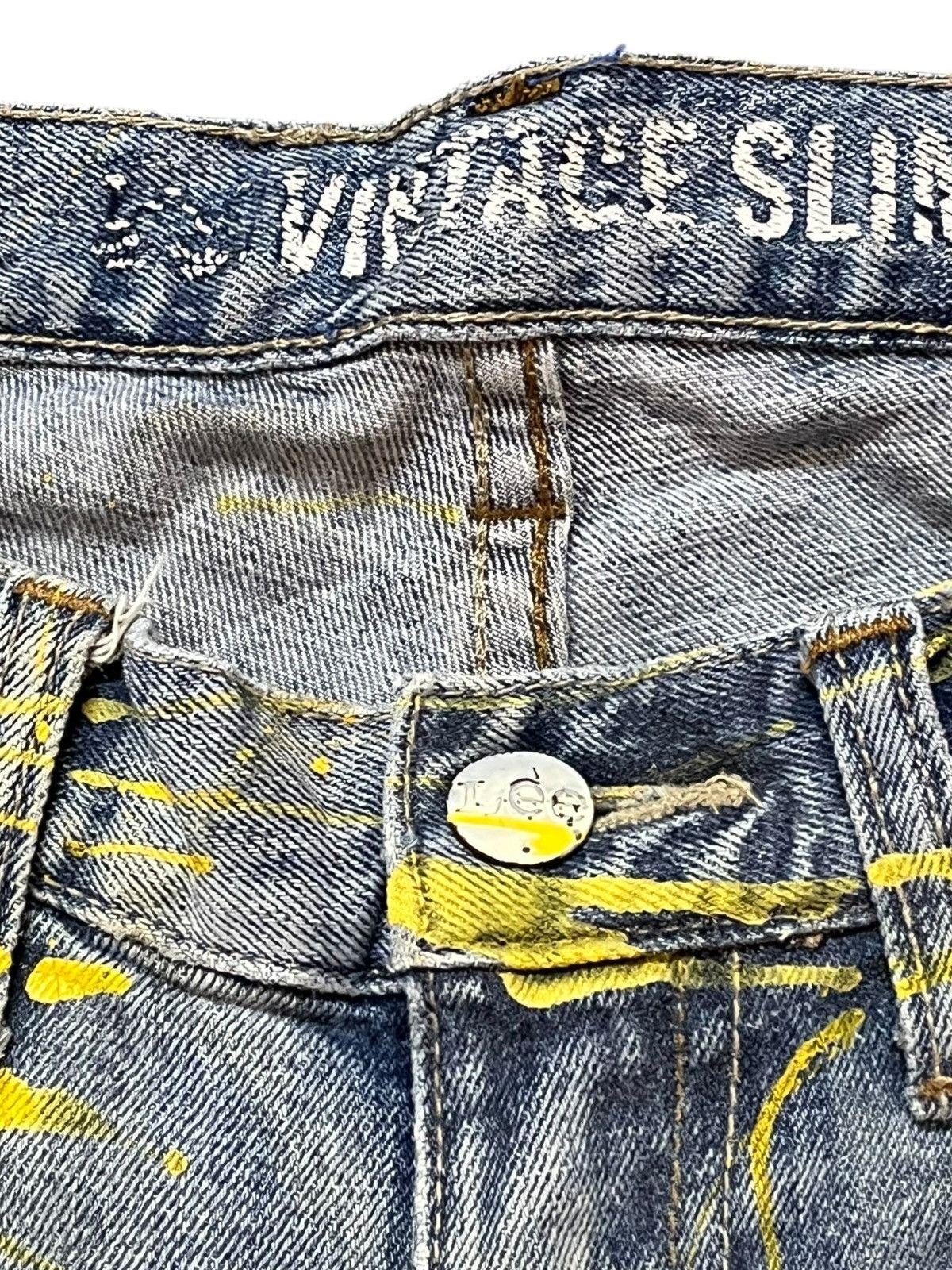 Lee Vintage Lee Dungree Paint Splatter Denim Size US 30 / EU 46 - 5 Thumbnail