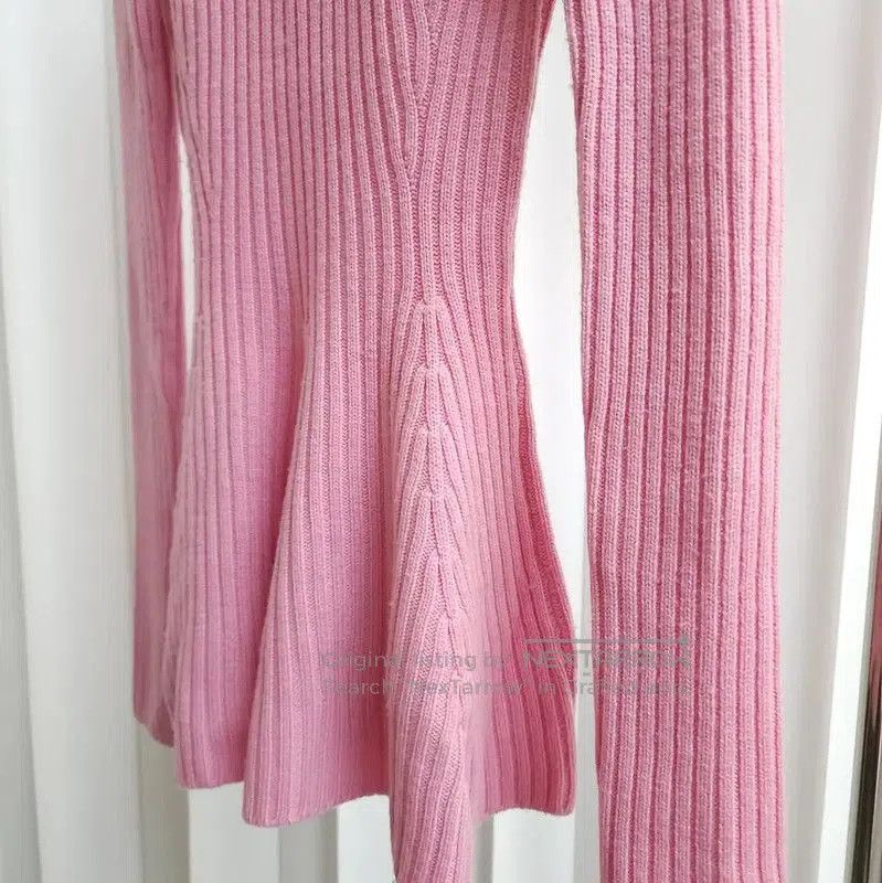 Dior Dior Pink Wool Long Sleeve Knit Top . Size S / US 4 / IT 40 - 6 Thumbnail