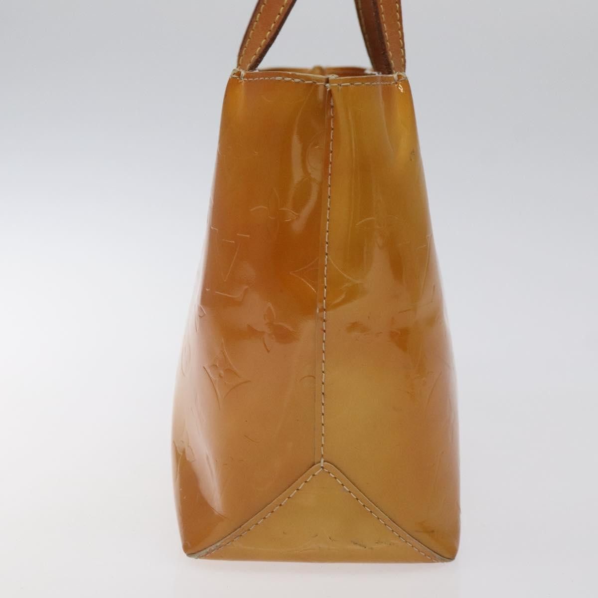 Louis Vuitton LOUIS VUITTON Monogram Vernis Reade PM Hand Bag Beige M91334 Size ONE SIZE - 5 Thumbnail