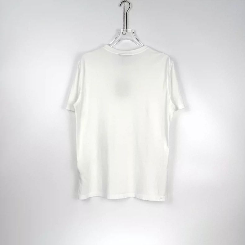Louis Vuitton Louis Vuitton White embroidered logo short sleeve T-shirt 2 Size US L / EU 52-54 / 3 - 4 Thumbnail
