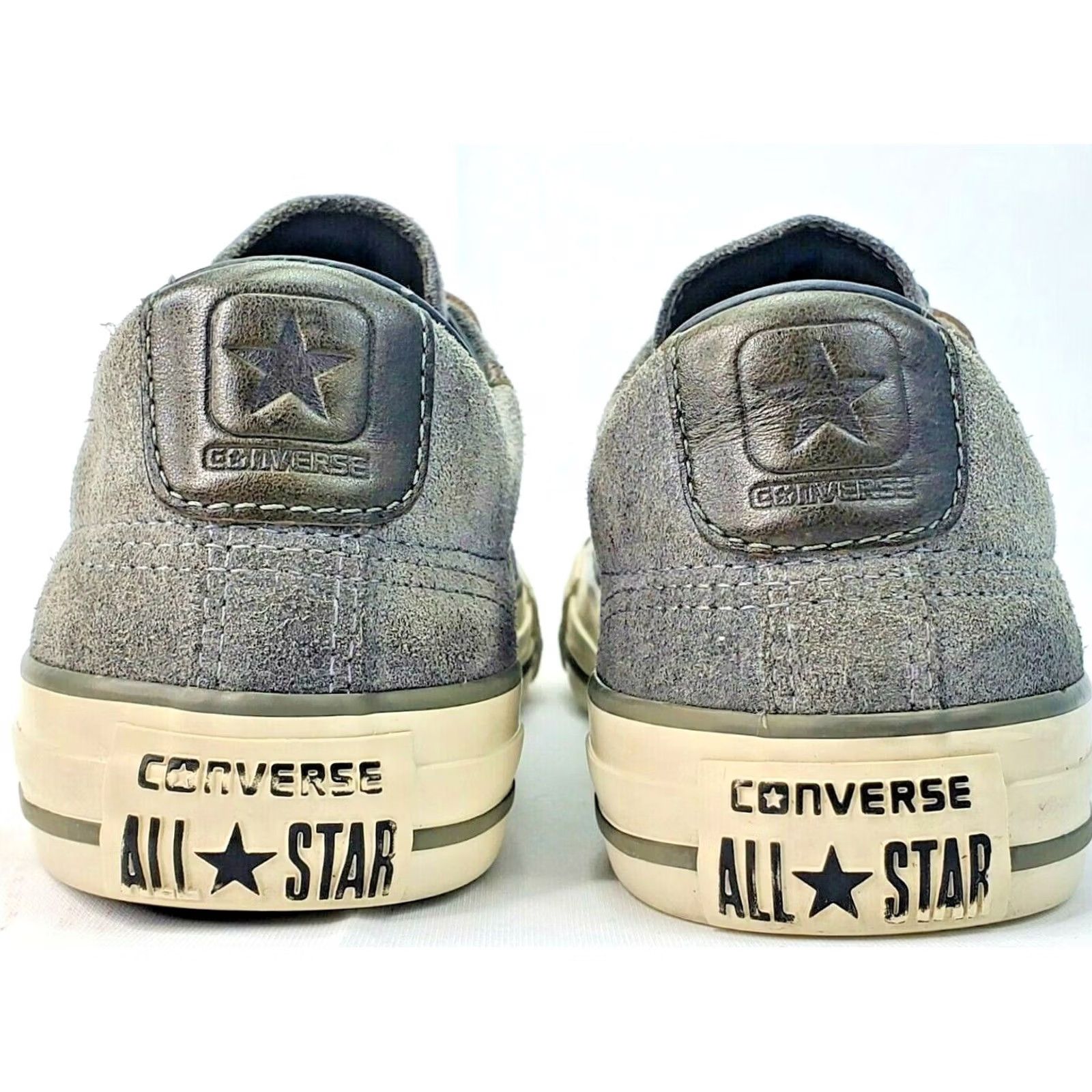 Converse CONVERSE John Varvatos Chuck Taylor Perforated Suede Leather Women Gray Size 6 - Nike? Size US 6 / IT 36 - 4 Thumbnail