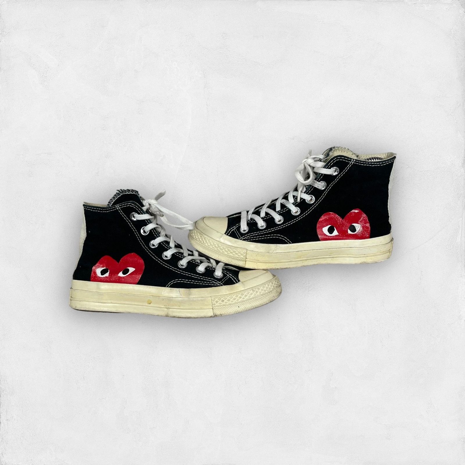 Converse Converse Chuck 70 CDG HI 150204C Unisex Black Shoes M5/W7 Size US 5 / EU 37 - 1 Thumbnail