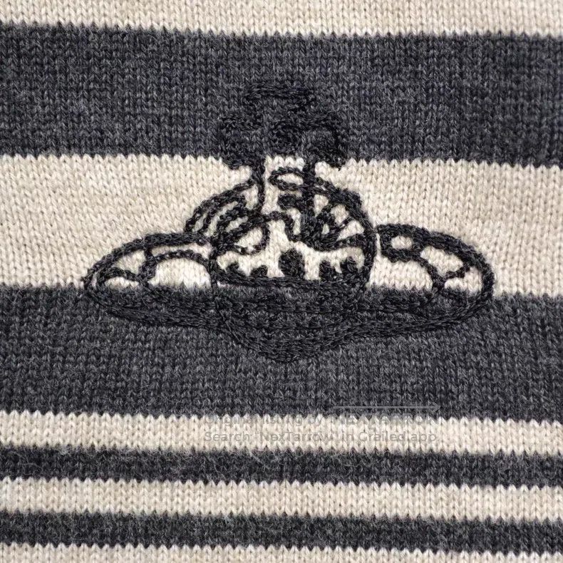 Vivienne Westwood Vivienne Westwood Striped Knit Sweater Top Size M / US 6-8 / IT 42-44 - 4 Thumbnail