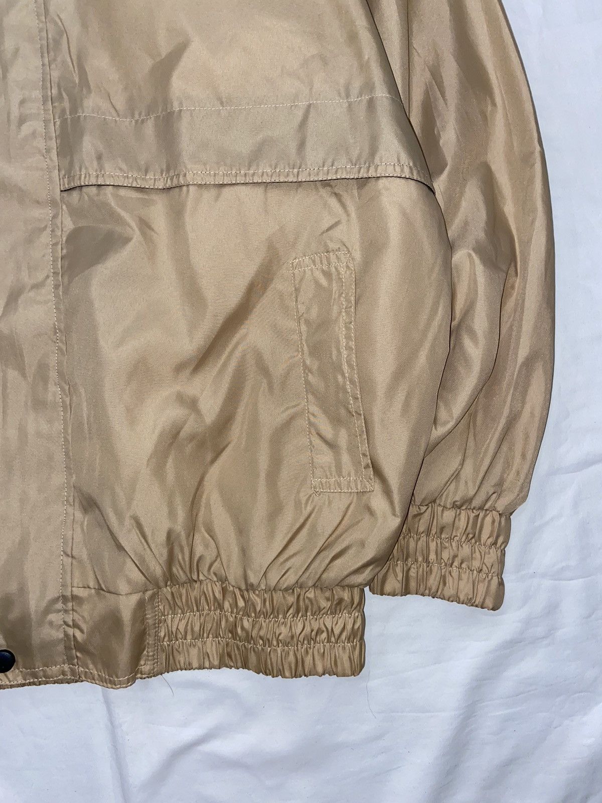 Pierre Balmain × Vintage Pierre Balmain Vintage 90s Beige Navy Light Jacket Luxury Size US L / EU 52-54 / 3 - 8 Thumbnail
