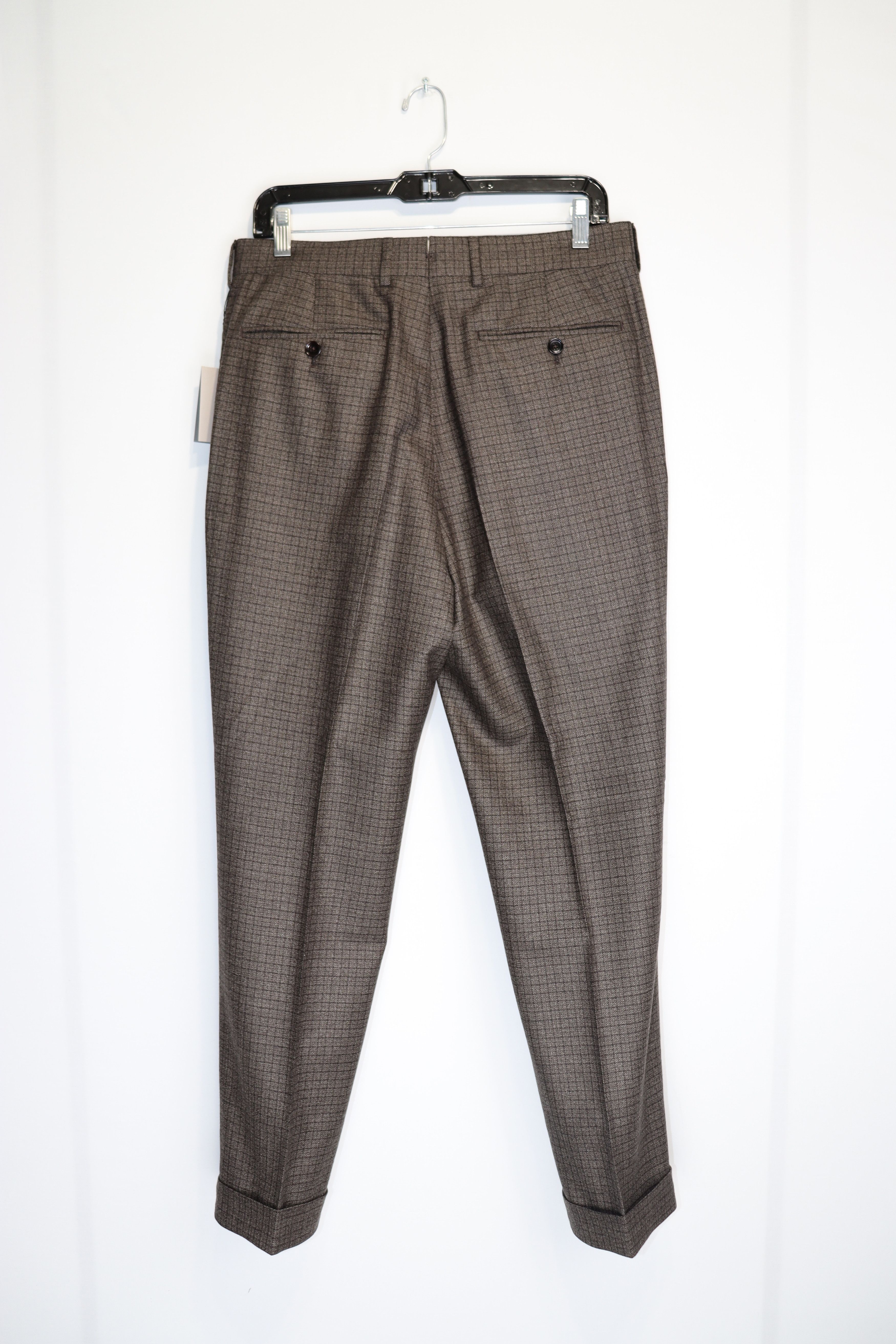 Tom Ford o1rshd1 Houndstooth Formal Pants in Brown Size US 30 / EU 46 - 8 Thumbnail