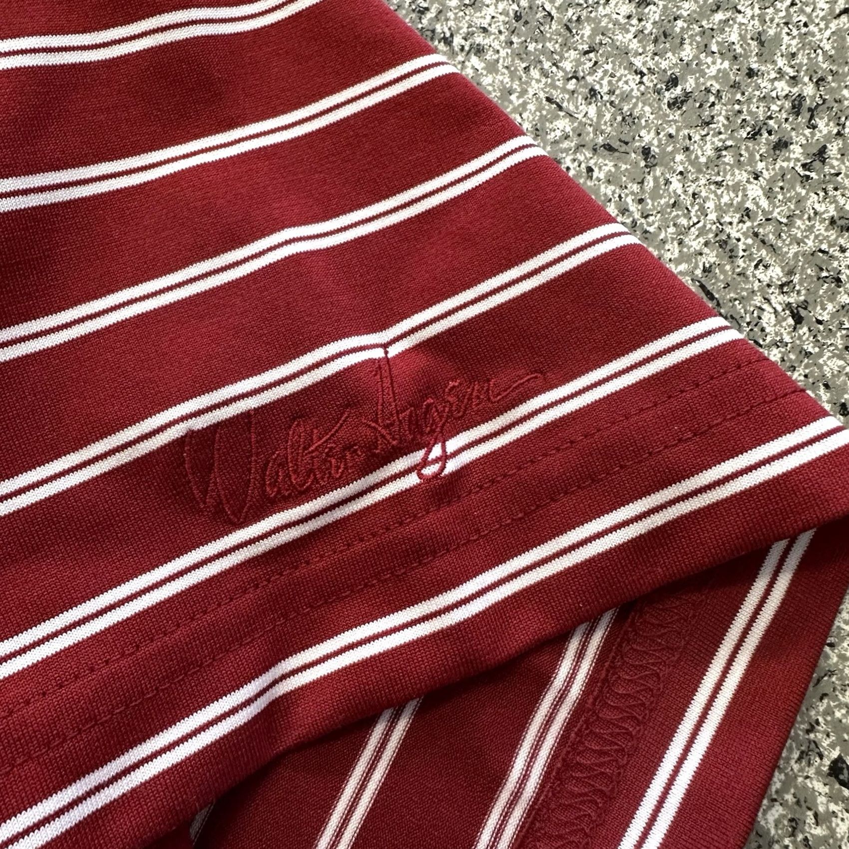 Vintage Walter Hagen Polo Shirt Mens 2XL Red Striped Hydro-Dri Golf Polo XXL Mens Size US XXL / EU 58 / 5 - 6 Thumbnail