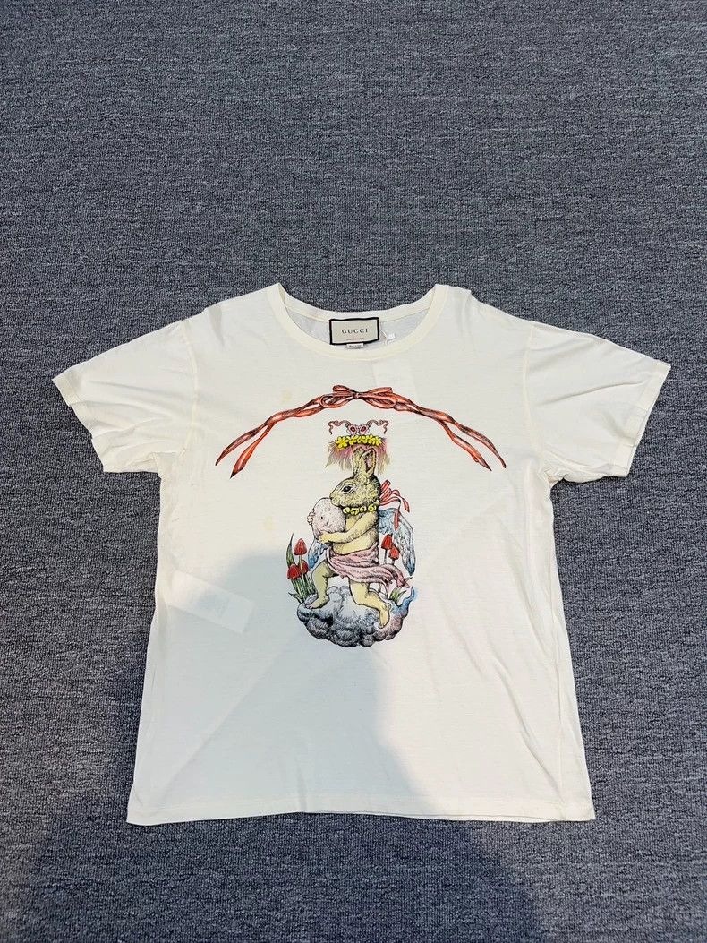 Gucci Gucci Rabbit printed short sleeves 2502-Nextarrow Size US M / EU 48-50 / 2 - 1 Thumbnail