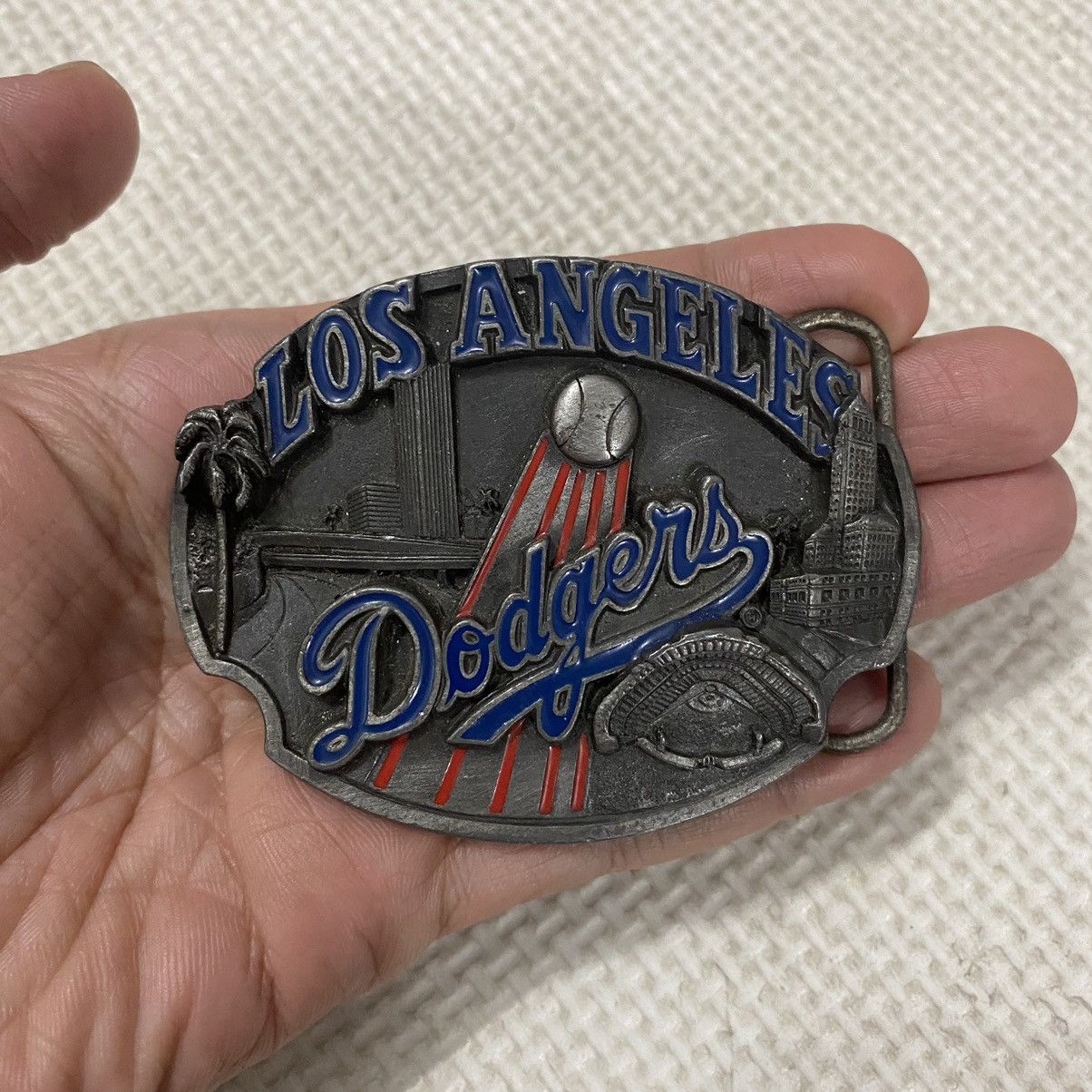 Dodgers baseball belt buckle. hotsell Others listed