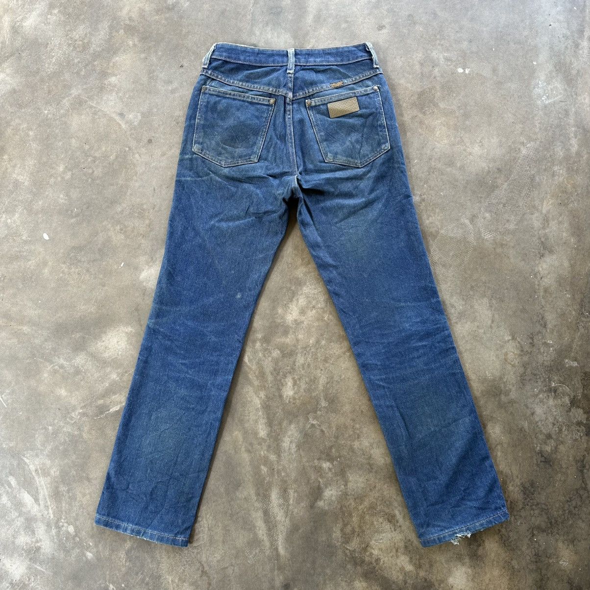 Japanese Brand Vintage WranglerXVans Limited Edition Rare Denim Jean Pant Size US 28 / EU 44 - 13 Thumbnail