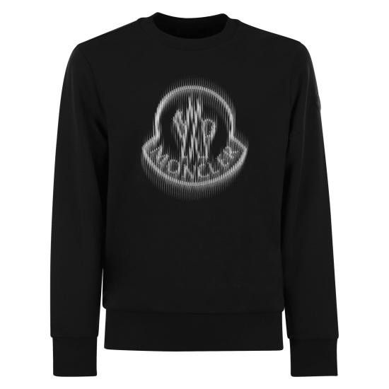Moncler MONCLER Men Sweater K10918G00007 BLACK Size US L / EU 52-54 / 3 - 1 Thumbnail