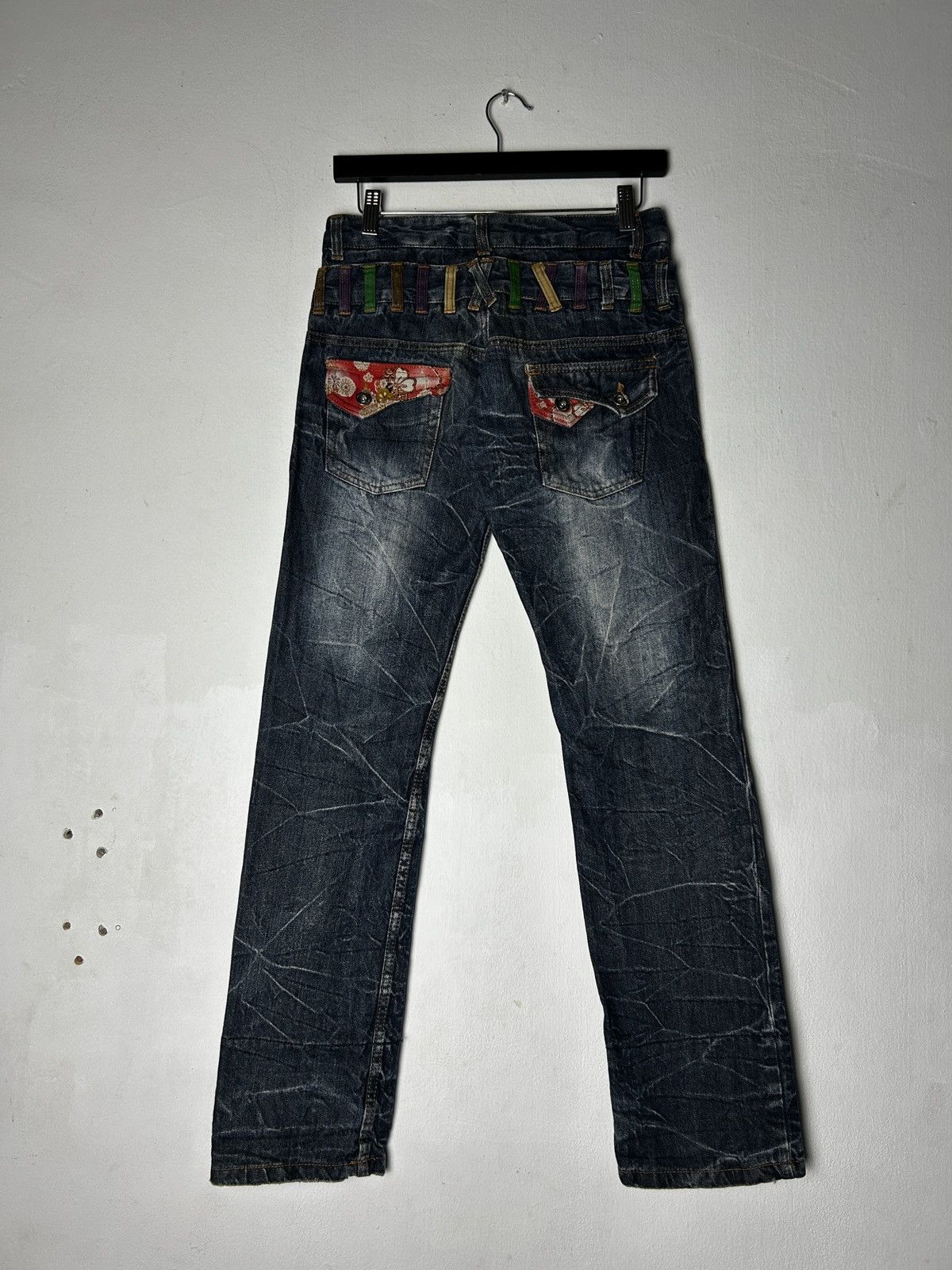 If Six Was Nine Nylaus double waist sick design grunge punk japanese style Size US 29 - 8 Thumbnail