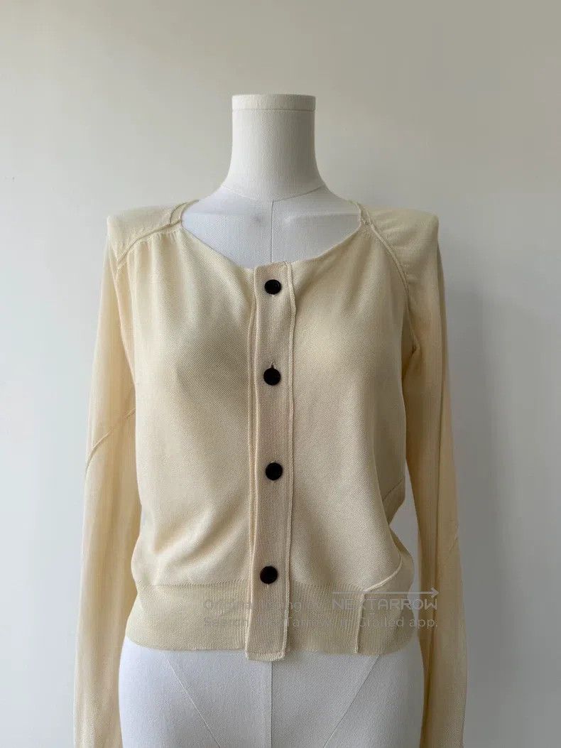 Yohji Yamamoto Yohji Yamamoto 07 SS Cut Stitch Knit Cardigan shirt Size XS / US 0-2 / IT 36-38 - 6 Thumbnail