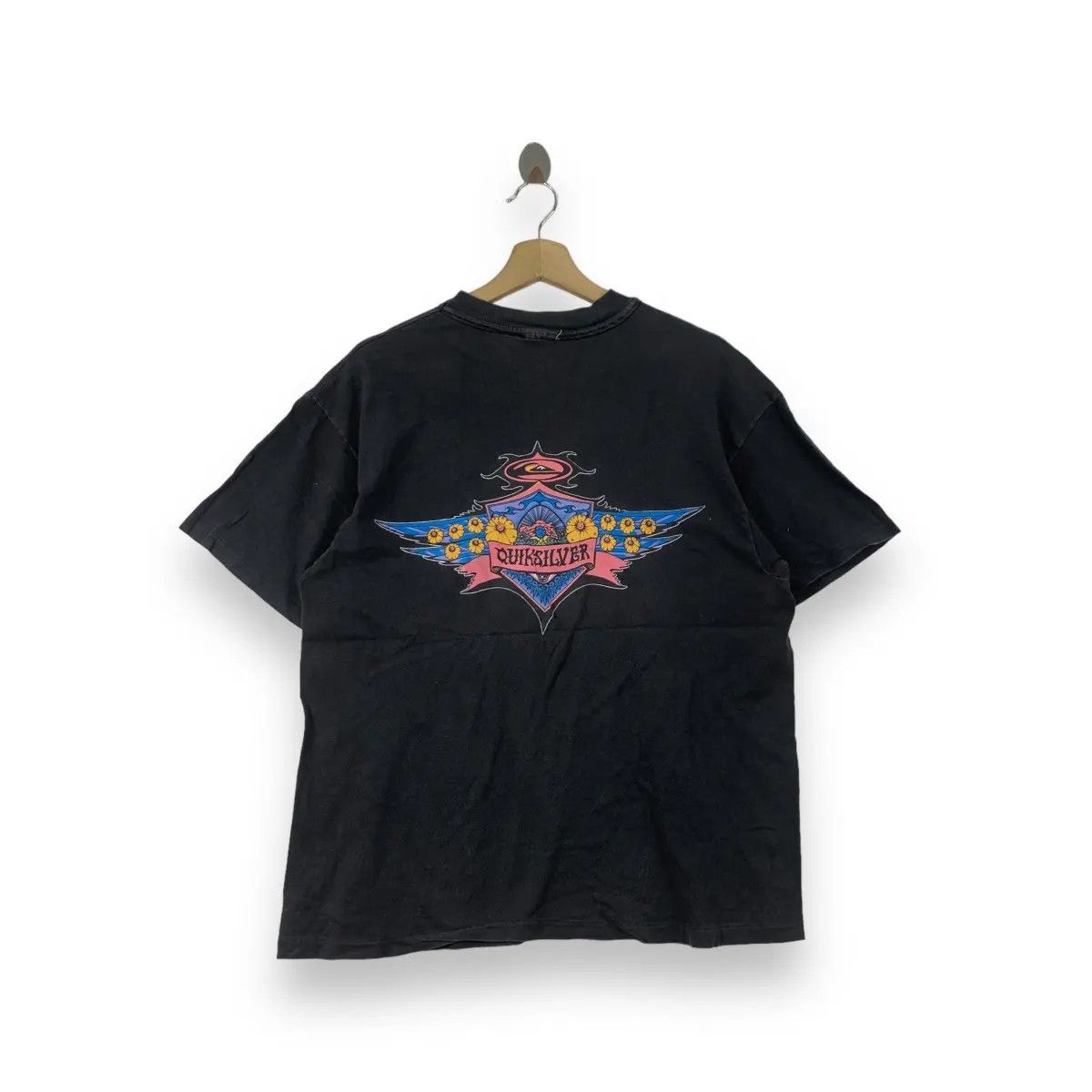 Quiksilver Vintage 90’ QUIKSILVER INTERNATIONAL Collection Tee Shirt Size US L / EU 52-54 / 3 - 1 Thumbnail