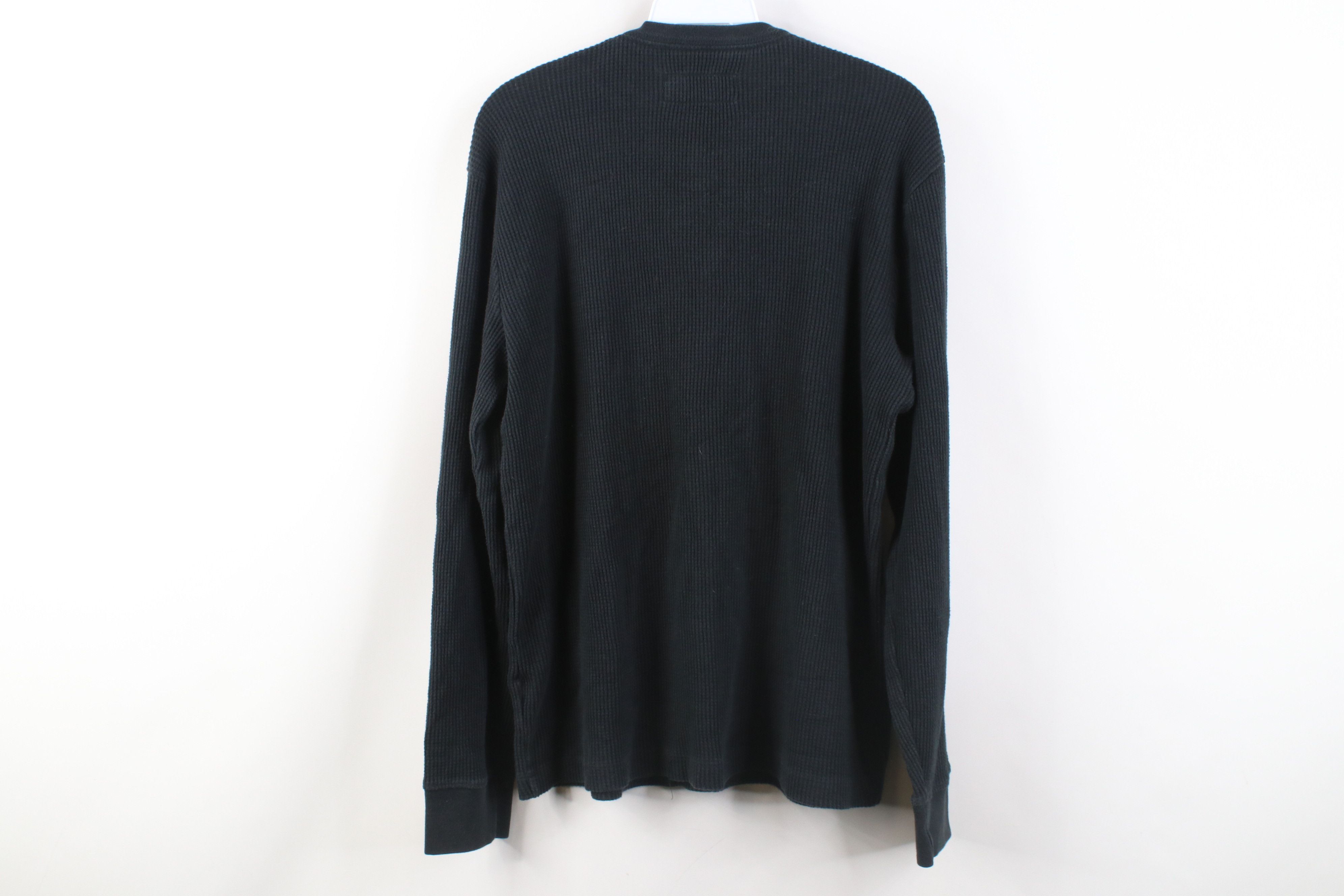 Abercrombie & Fitch Vintage Y2K Abercrombie & Fitch Waffle Knit Henley T-Shirt Size US L / EU 52-54 / 3 - 10 Thumbnail