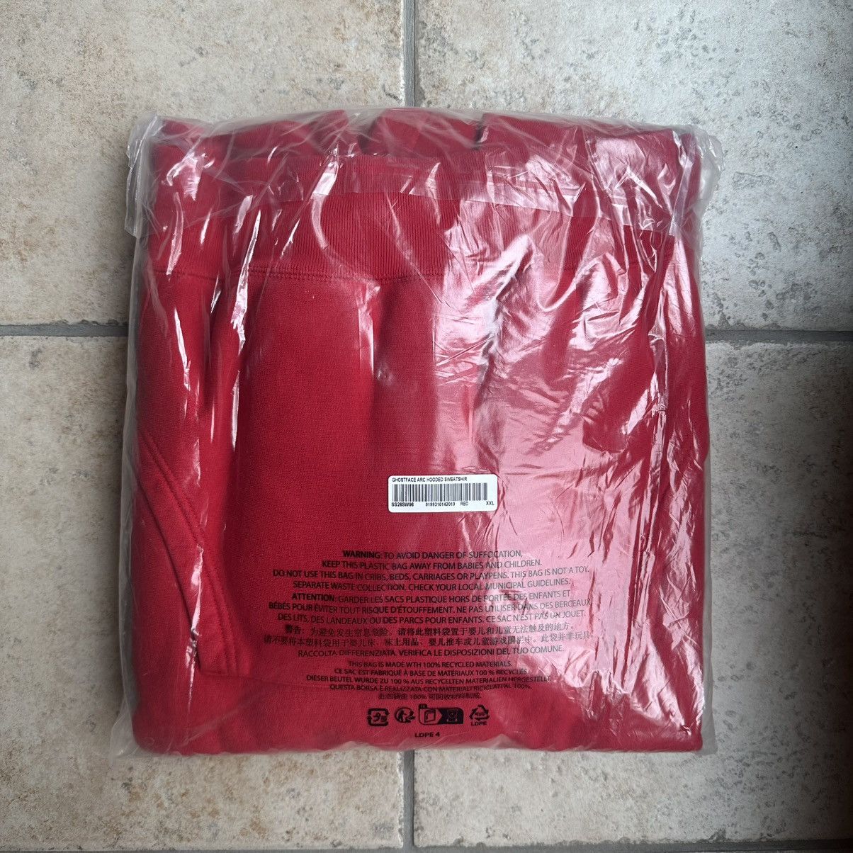 Supreme Supreme Ghostface Arc Hooded Sweatshirt Red Size XXL Size US XXL / EU 58 / 5 - 2 Thumbnail