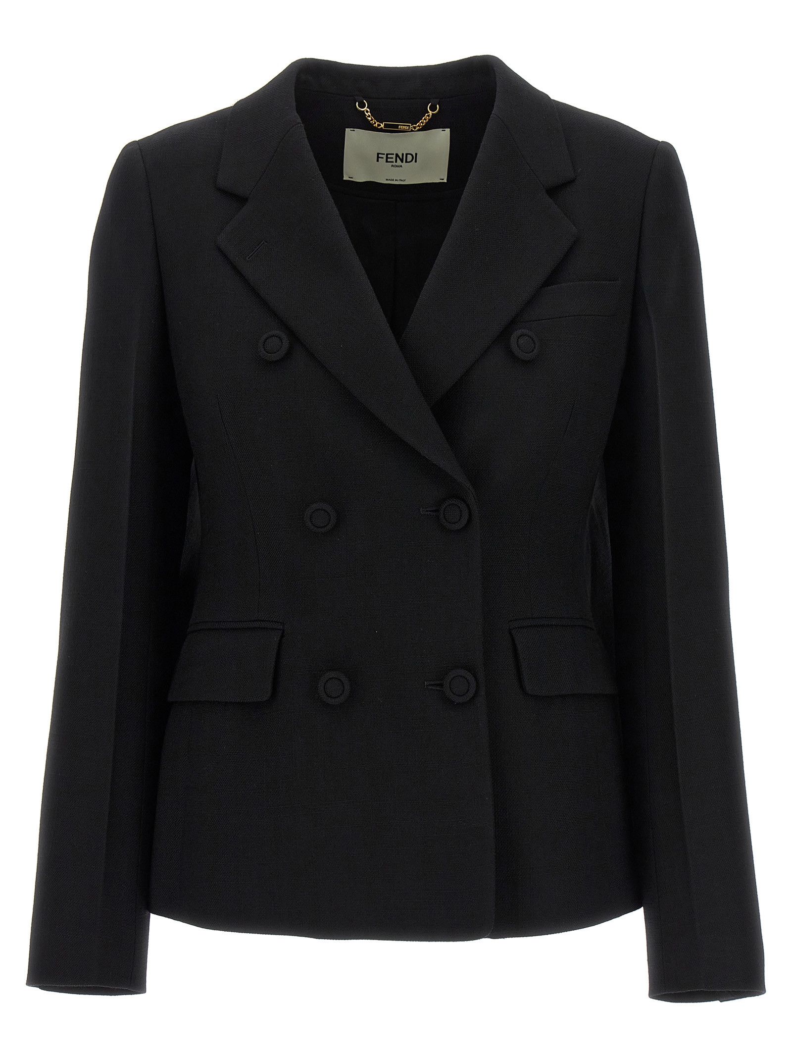 Fendi Double-Breasted Blazer Size S / US 4 / IT 40 - 1 Thumbnail