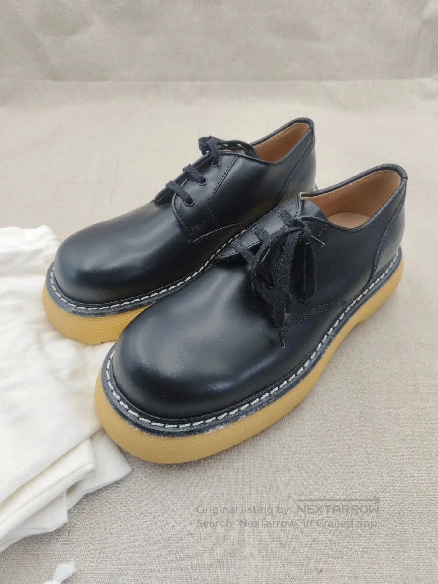 Bottega Veneta FINAL PRICE BV Stilt Platform Derby Clear Sole 43
