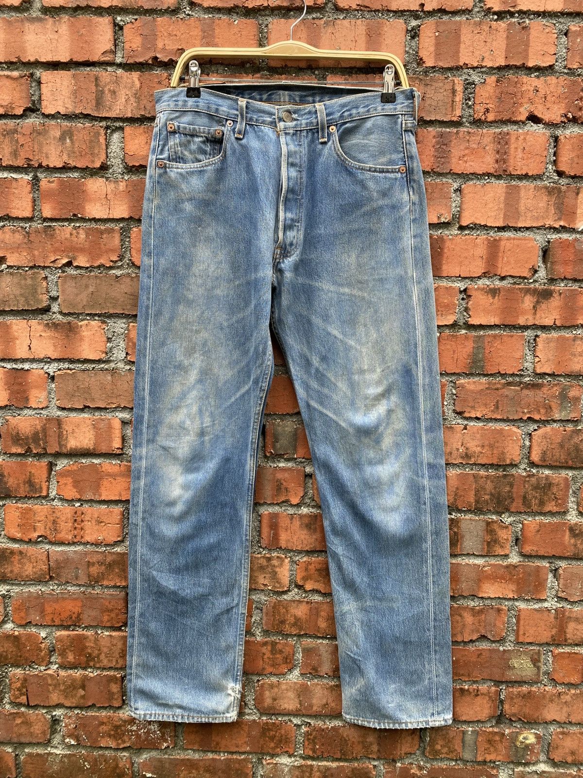 Levi's Vintage Clothing W33x32 Vintage levi's 501 made in usa 90s faded Size US 33 - 1 Thumbnail