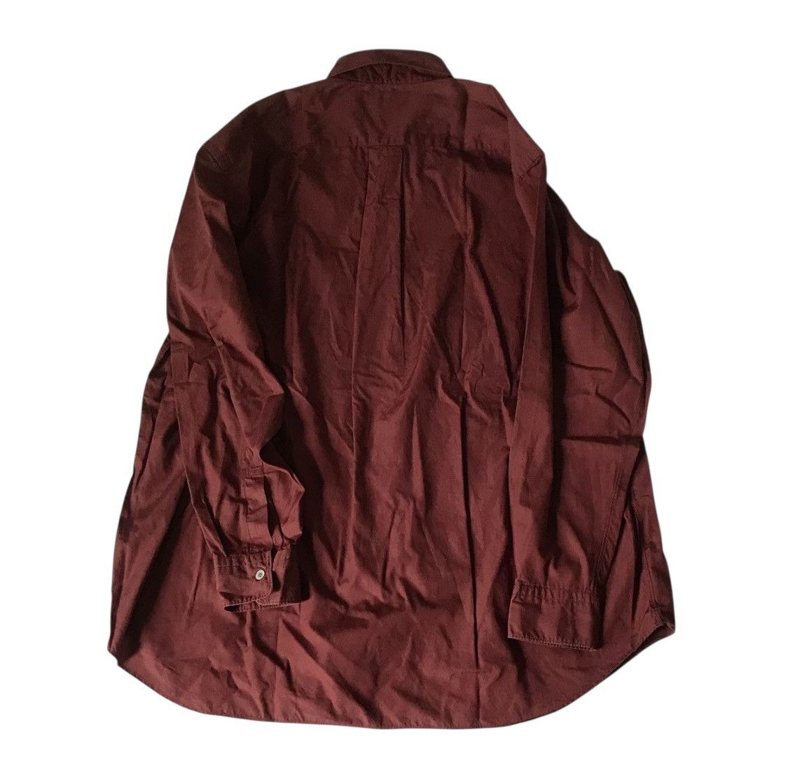 Comme des Garcons Vintage CDG homme maroon button up Size US L / EU 52-54 / 3 - 5 Thumbnail