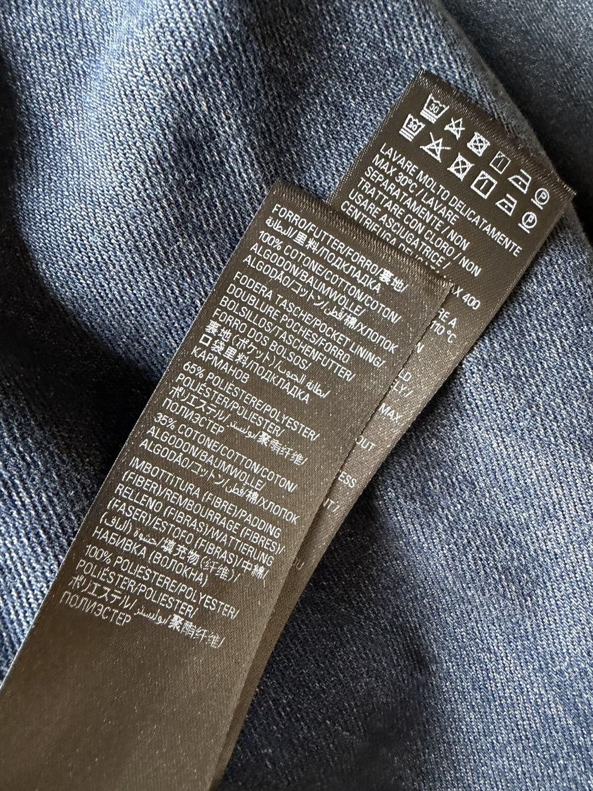 Balenciaga Balenciaga Japanese Padded Denim Jacket 681689 TIWA2 Size US L / EU 52-54 / 3 - 11 Thumbnail