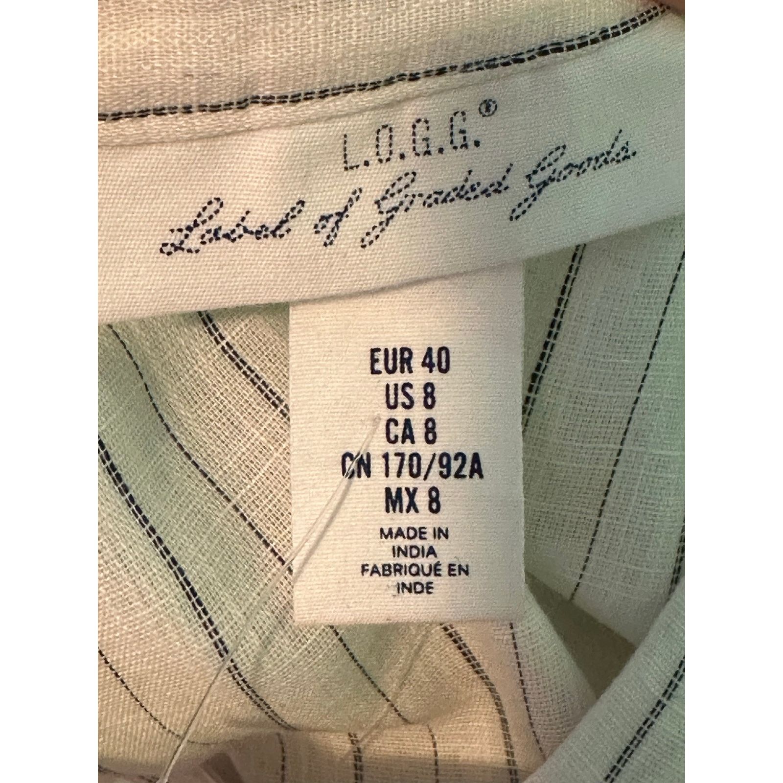H&M H&M white black stripes long sleeves tunic blouse size 8 Size M / US 6-8 / IT 42-44 - 3 Thumbnail