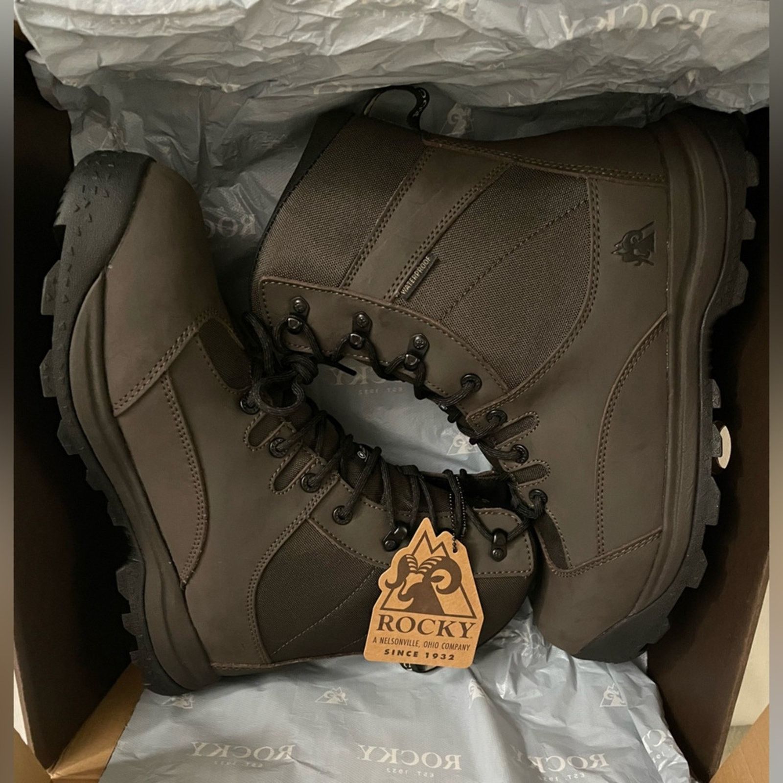 ROCKY Wildcat 400G Insulated Hunting Boot Brown Men 12M