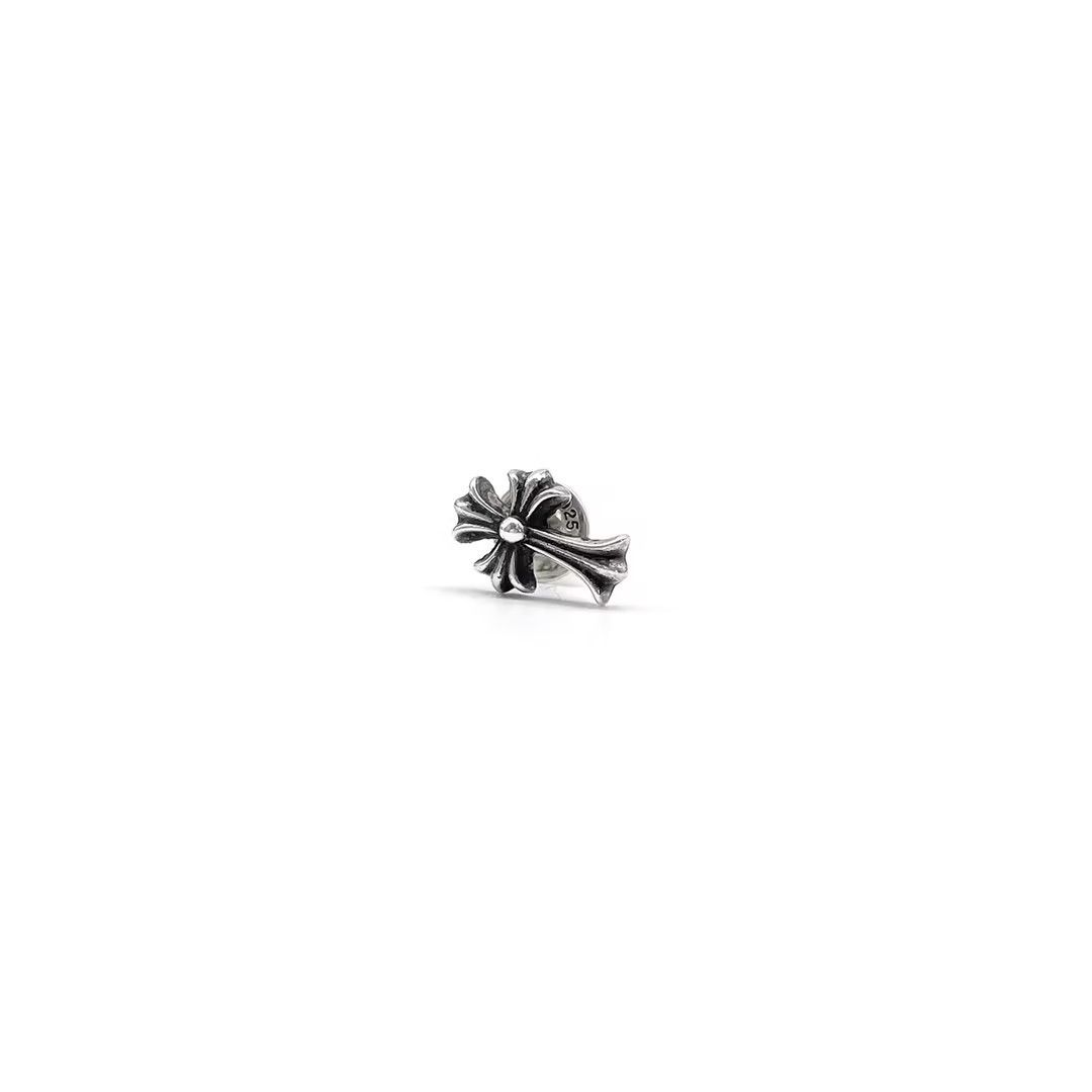Chrome Hearts Chrome Hearts Silver Cross Earring Stud Size ONE SIZE - 2 Thumbnail
