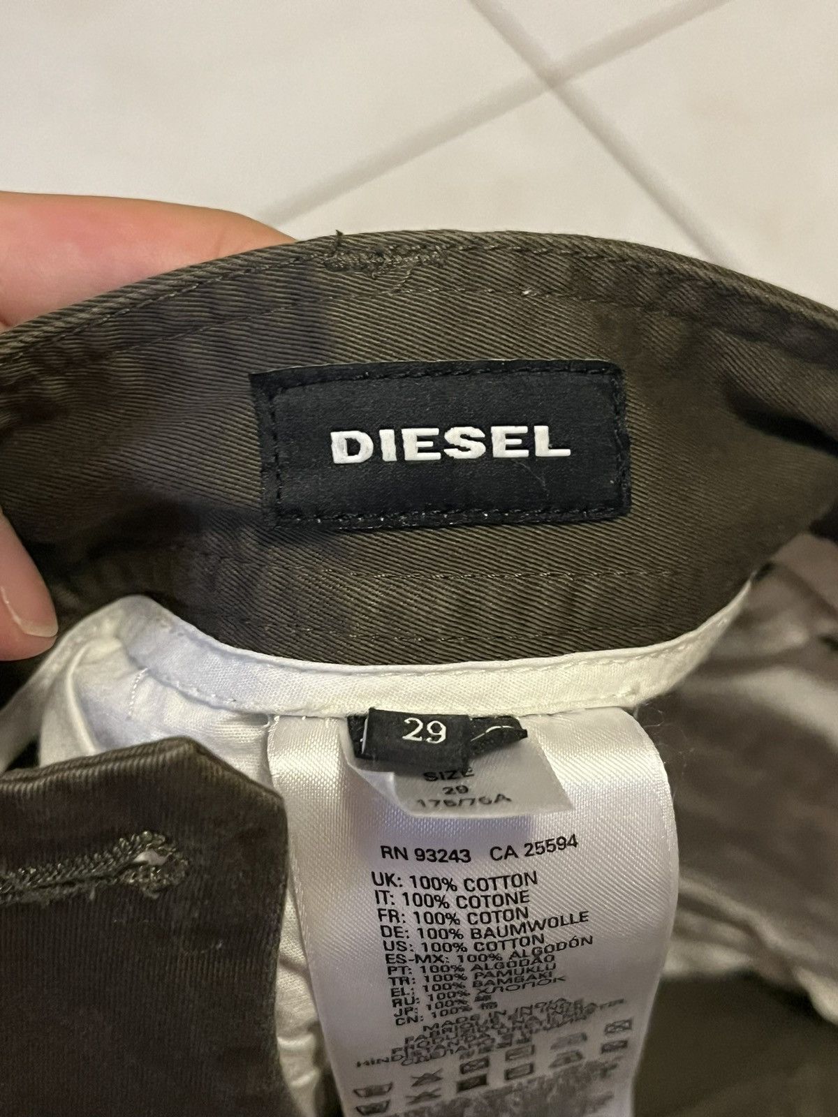 Diesel Diesel cargo pants Size US 29 - 5 Thumbnail
